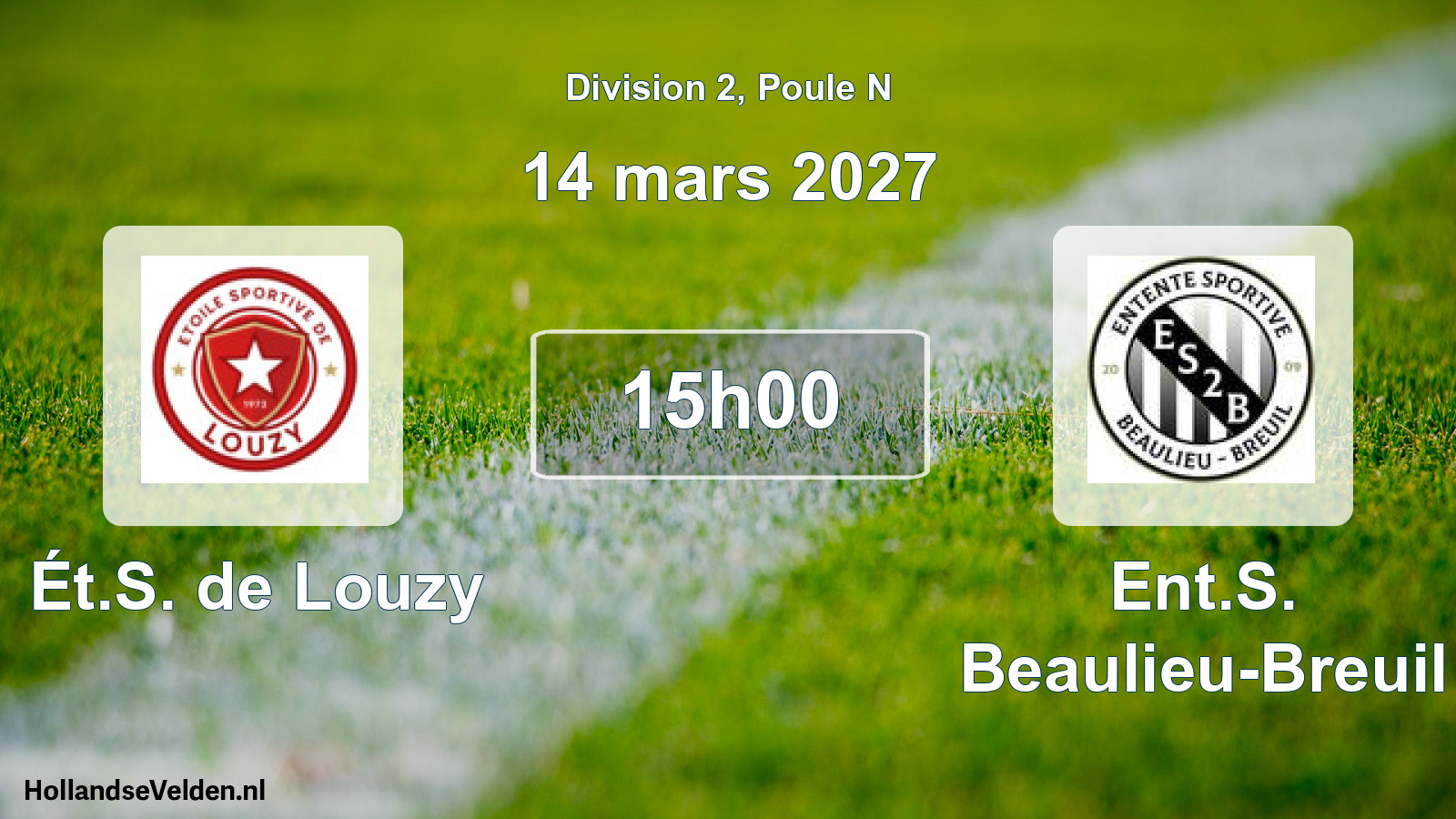 Scheduled Match: Ét.S. de Louzy - Ent.S. Beaulieu-Breuil (14 March 2027)