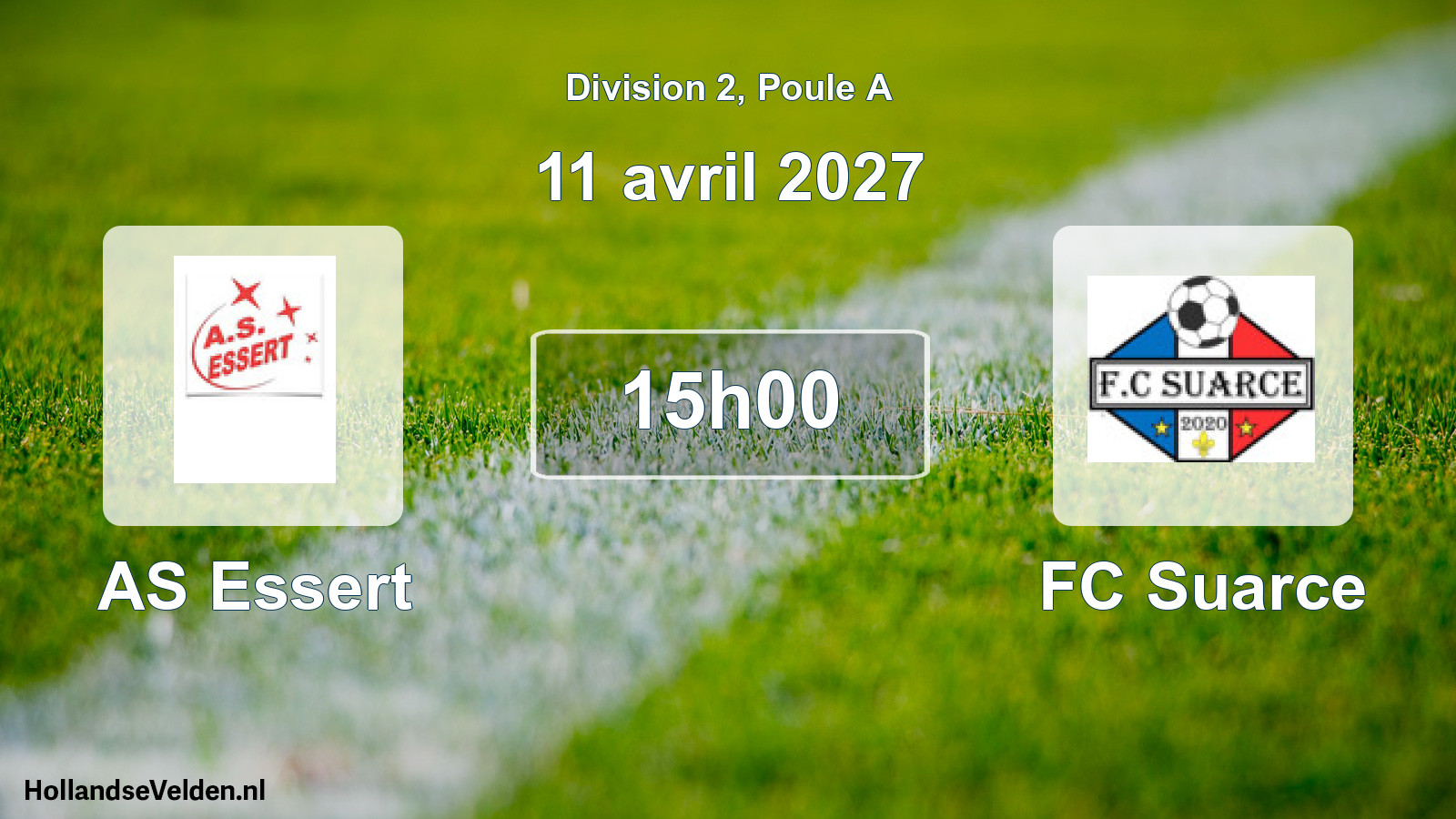 Scheduled Match: AS Essert - FC Suarce (11 April 2027)