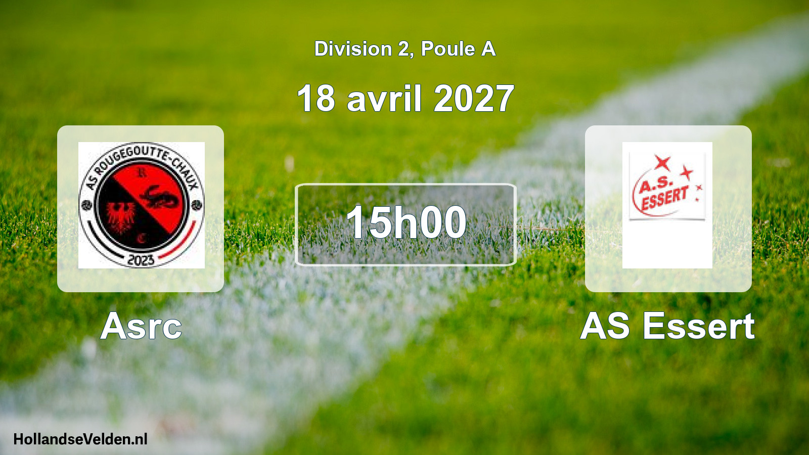 Scheduled Match: Asrc - AS Essert (18 April 2027)