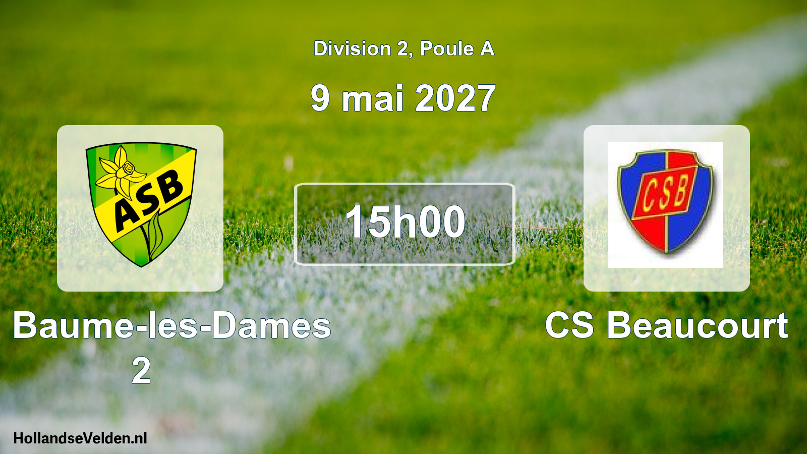 Scheduled Match: AS Baume-les-Dames 2 - CS Beaucourt (8 May 2027)