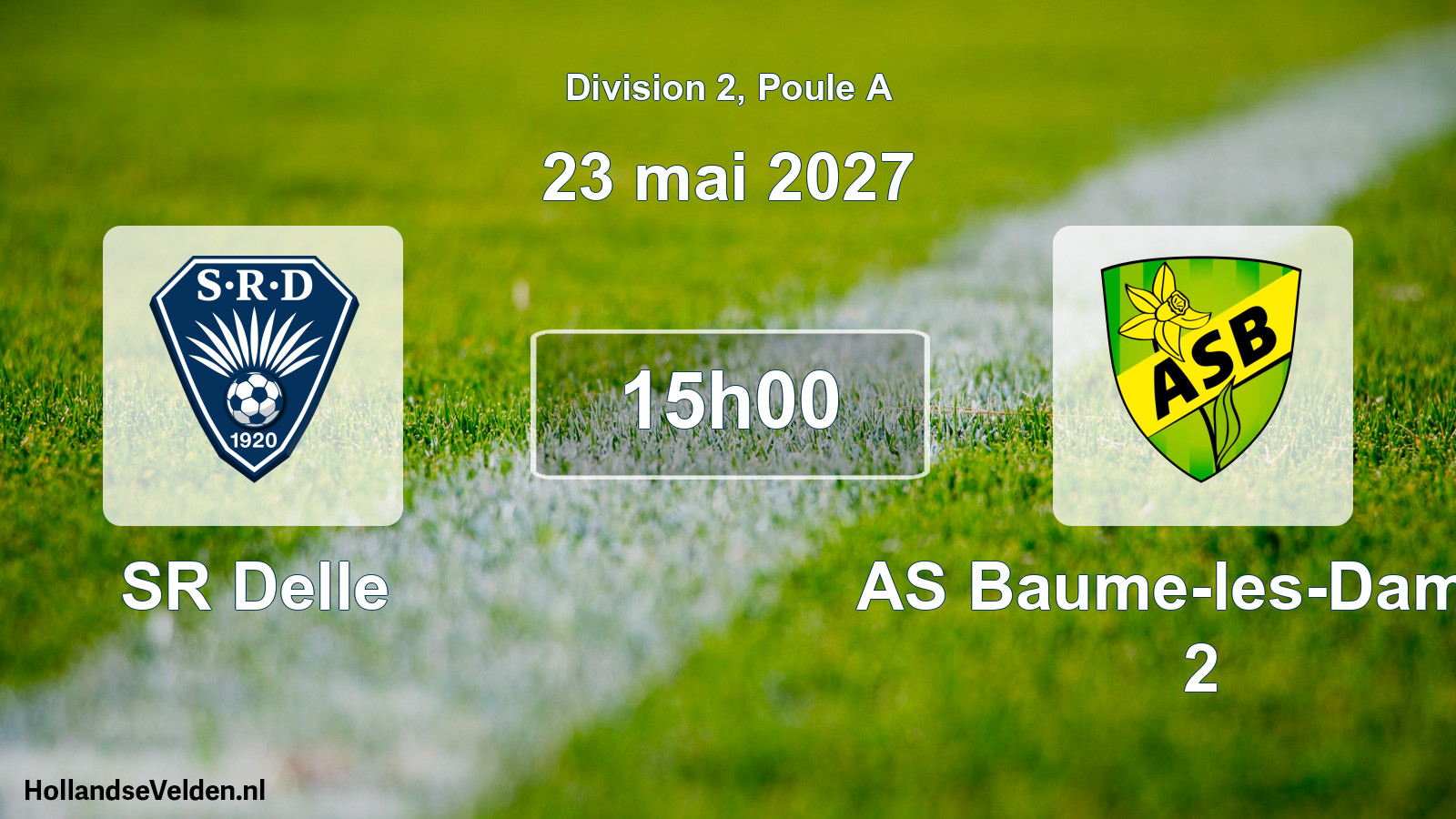 Scheduled Match: SR Delle - AS Baume-les-Dames 2 (23 May 2027)