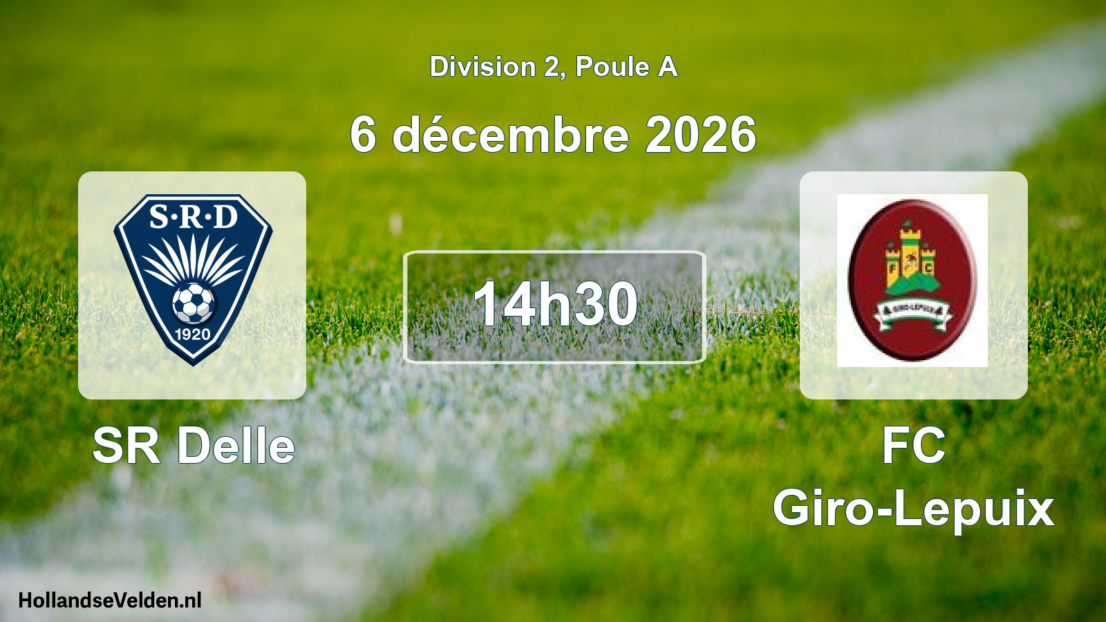 Scheduled Match: SR Delle - FC Giro-Lepuix (6 December 2026)