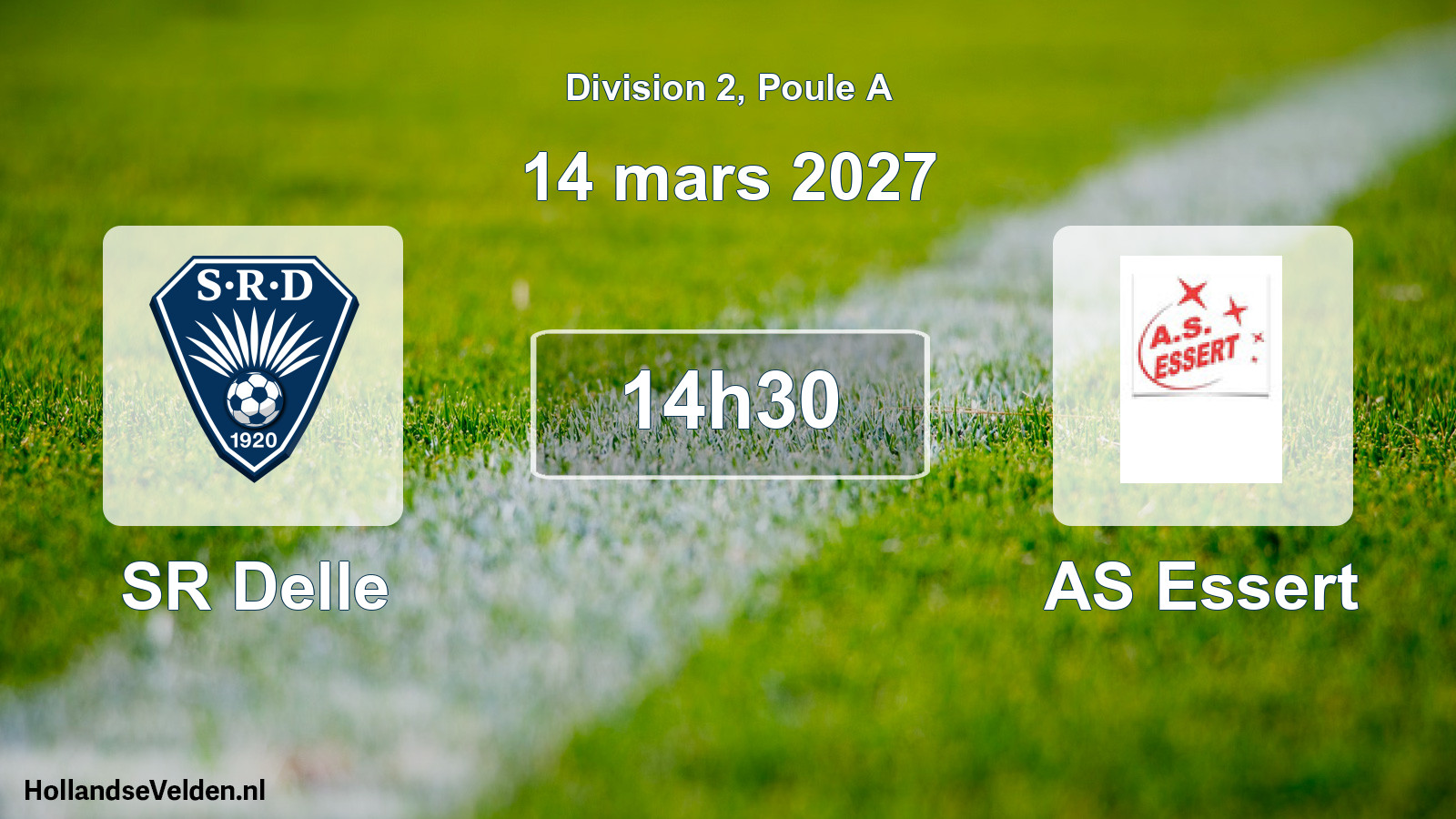 Scheduled Match: SR Delle - AS Essert (14 March 2027)