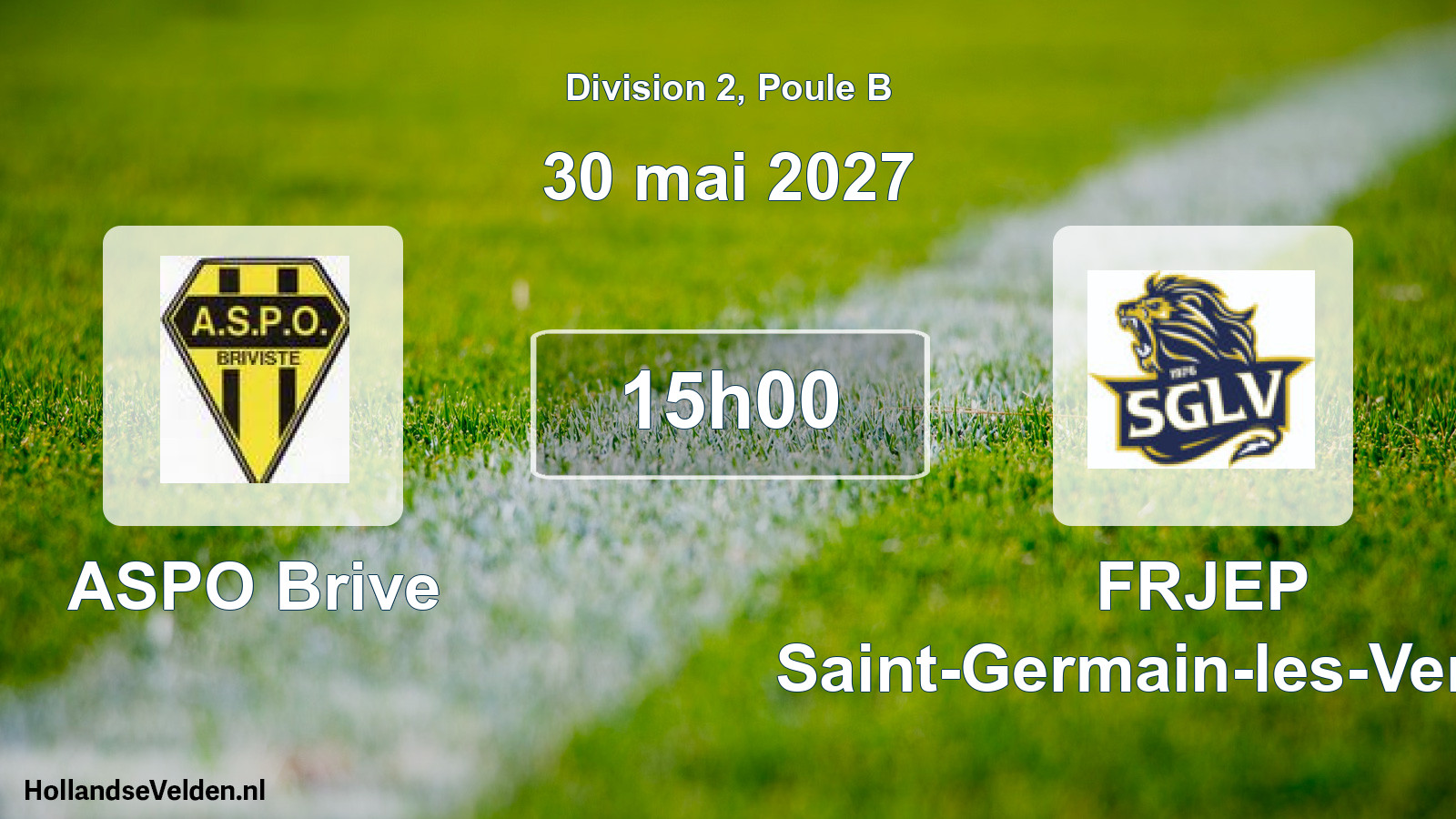 Scheduled Match: ASPO Brive - FRJEP Saint-Germain-les-Vergnes (30 May 2027)
