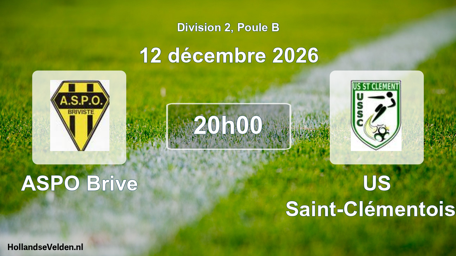 Scheduled Match: ASPO Brive - US Saint-Clémentoise (12 December 2026)
