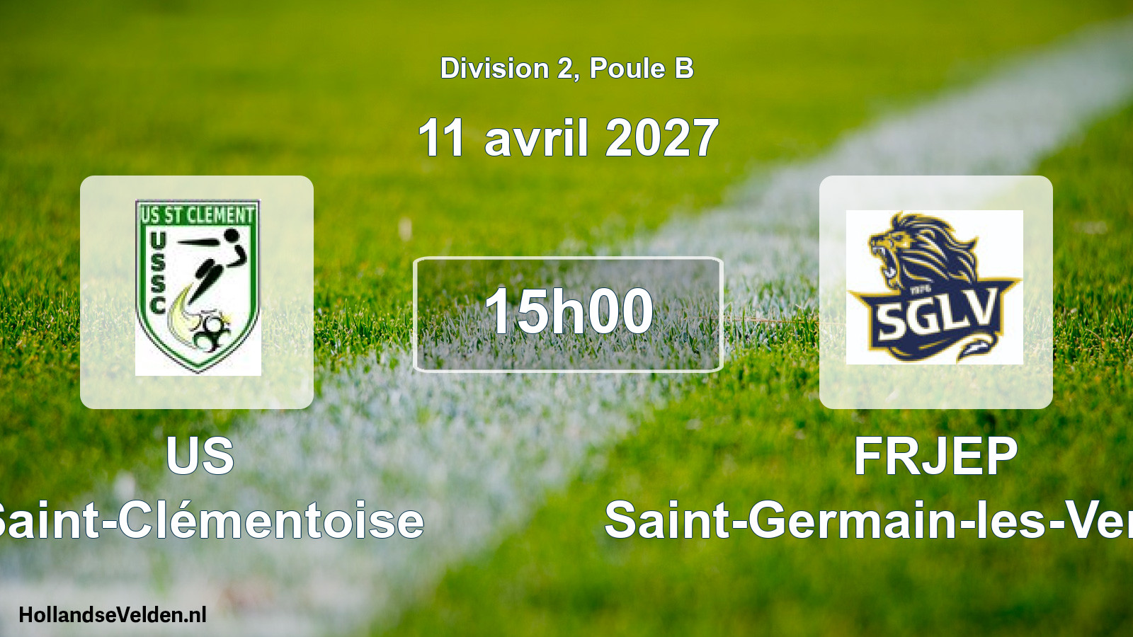 Scheduled Match: US Saint-Clémentoise - FRJEP Saint-Germain-les-Vergnes (11 April 2027)