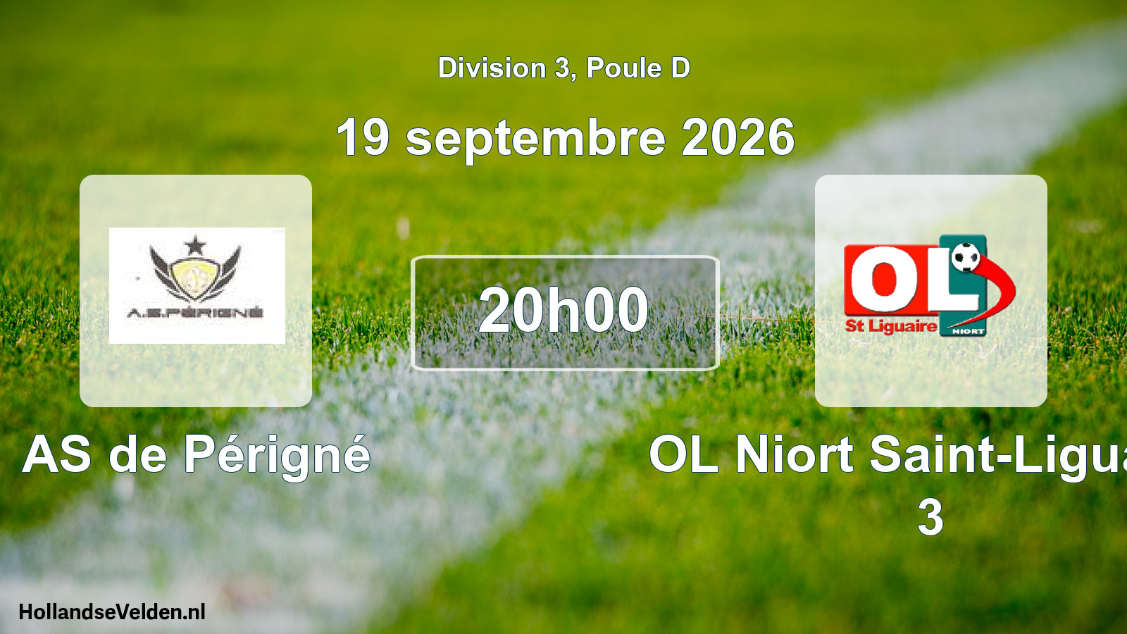 Scheduled Match: AS de Périgné - OL Niort Saint-Liguaire 3 (19 September 2026)