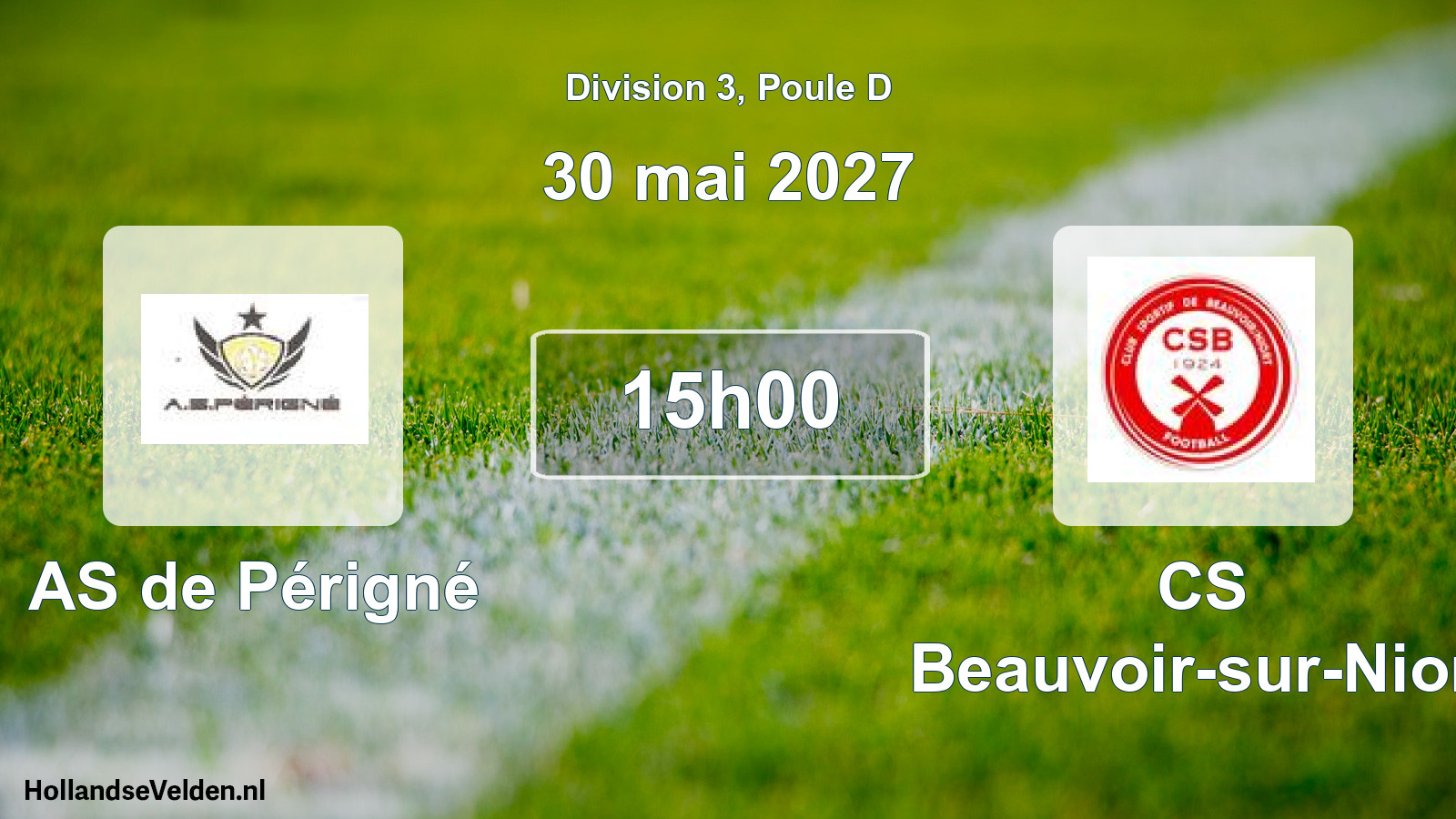 Match programmé: AS de Périgné - CS Beauvoir-sur-Niort (30 mai 2027)
