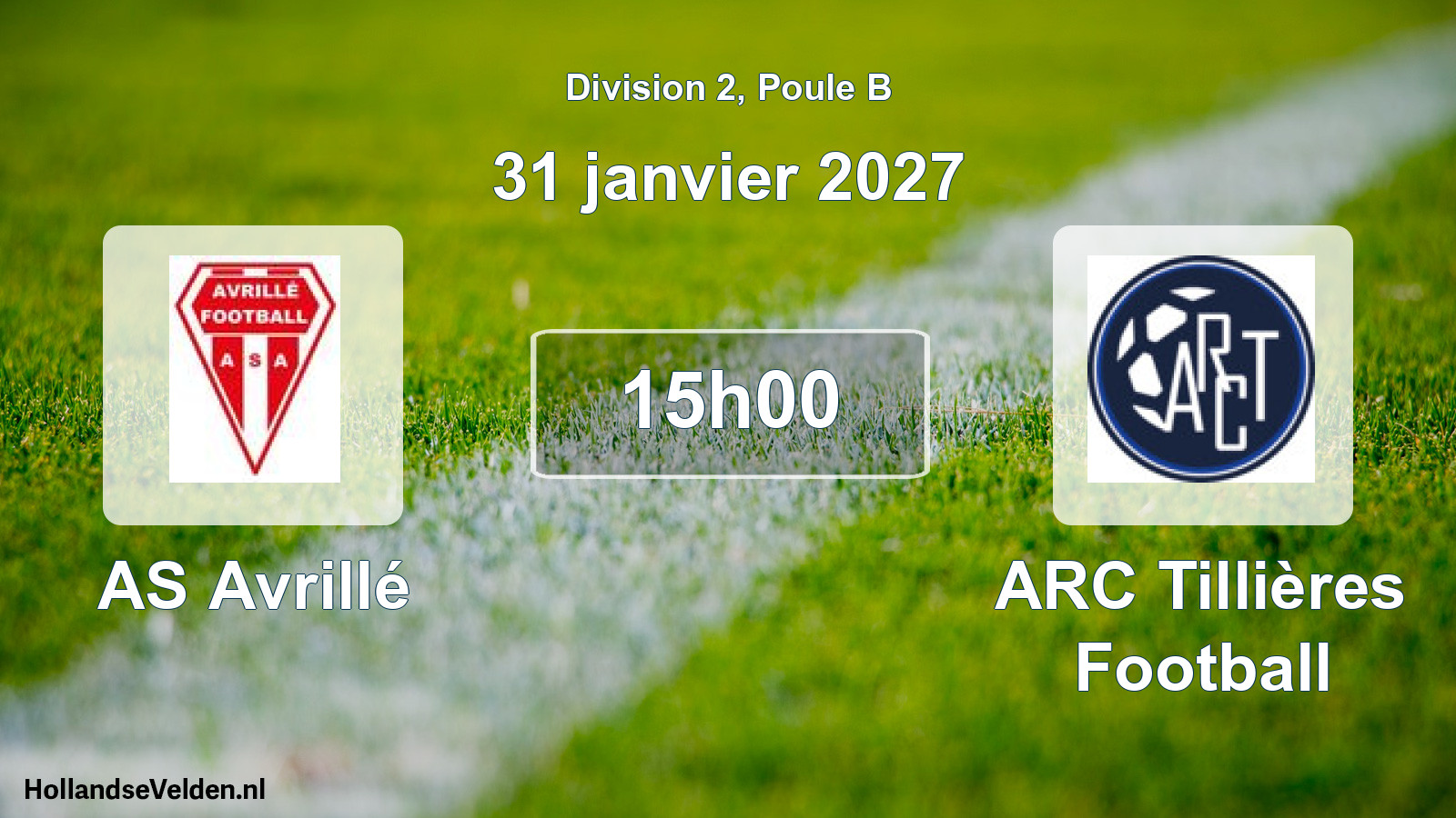 Scheduled Match: AS Avrillé - ARC Tillières Football (31 January 2027)