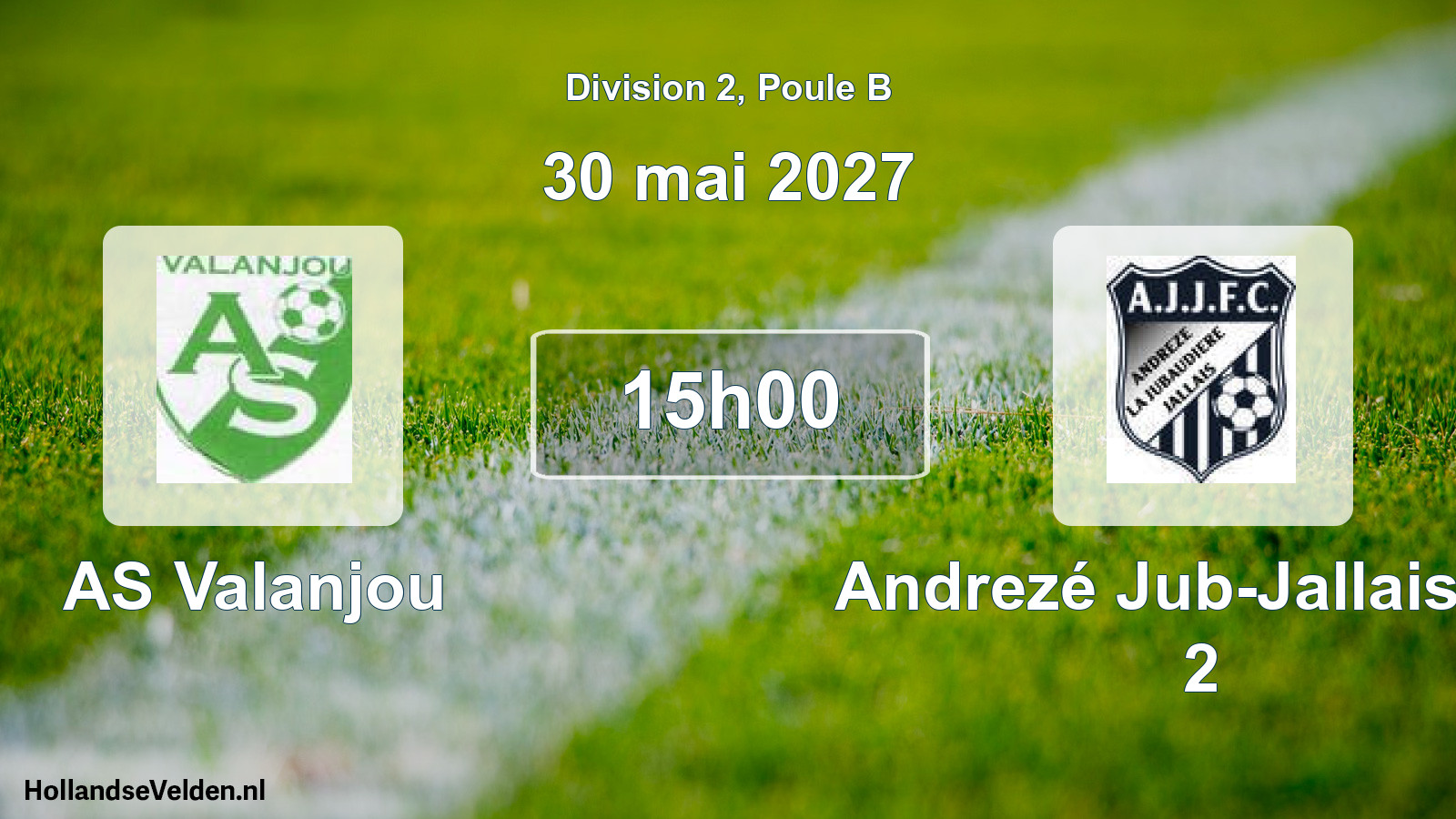 Geplande wedstrijd: AS Valanjou - Andrezé Jub-Jallais FC 2 (30 mei 2027)