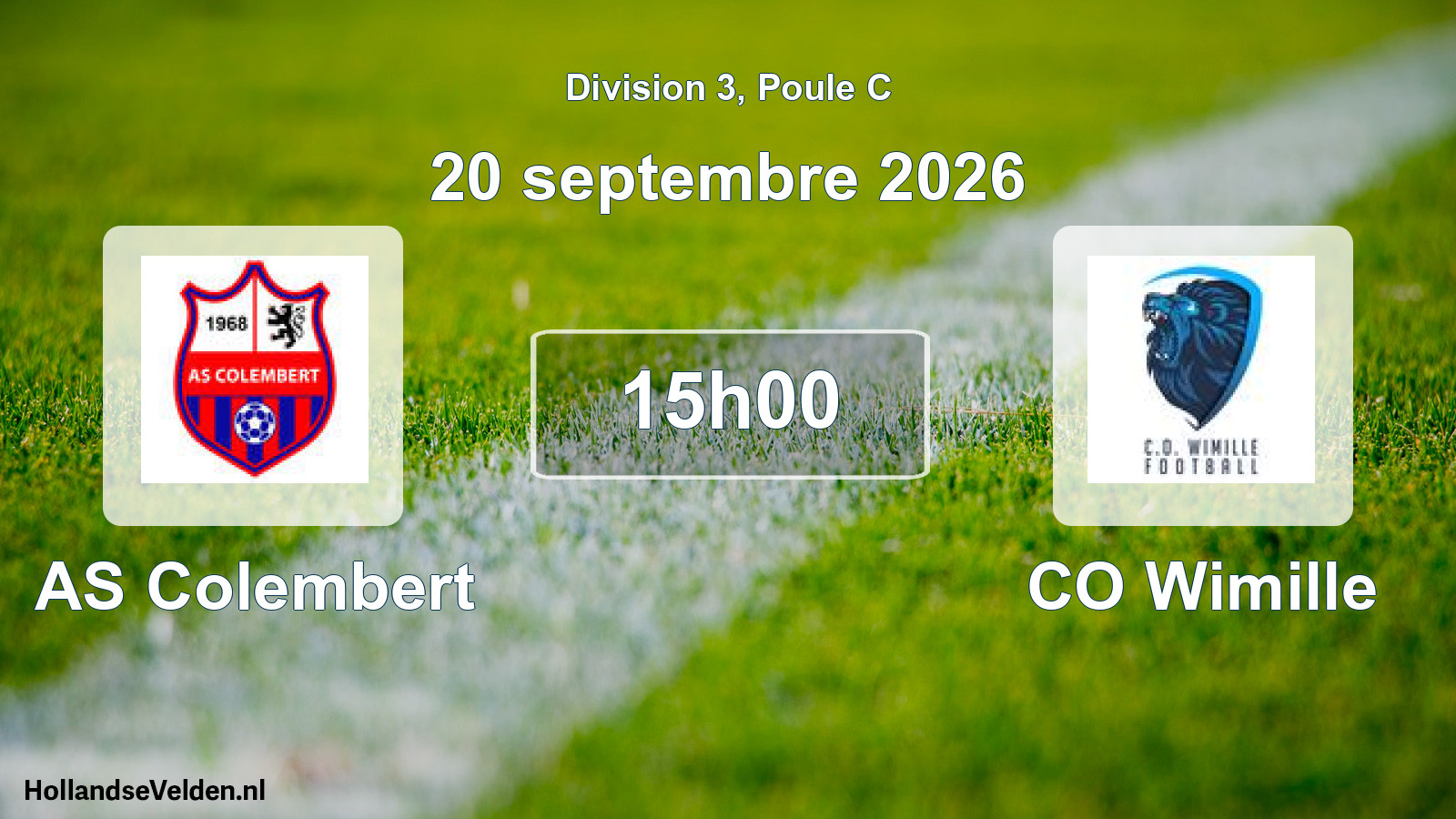 Scheduled Match: AS Colembert - CO Wimille (20 September 2026)