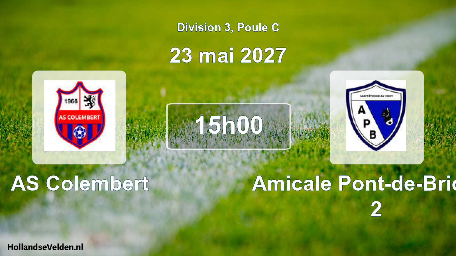Match programmé: AS Colembert - Amicale Pont-de-Briques 2 (23 mai 2027)