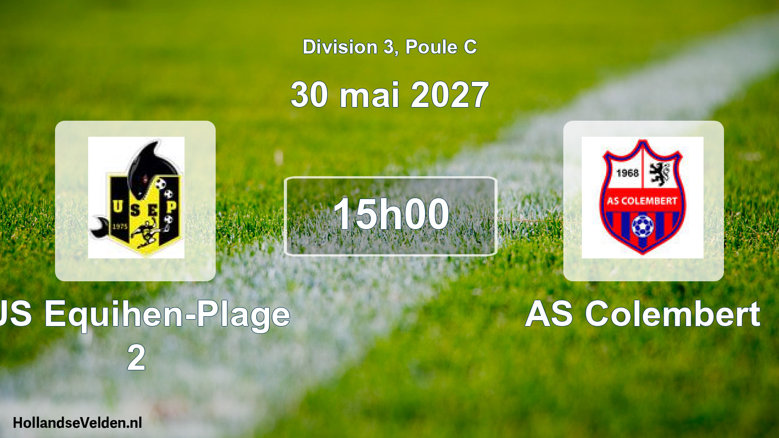 Match programmé: US Equihen-Plage 2 - AS Colembert (30 mai 2027)