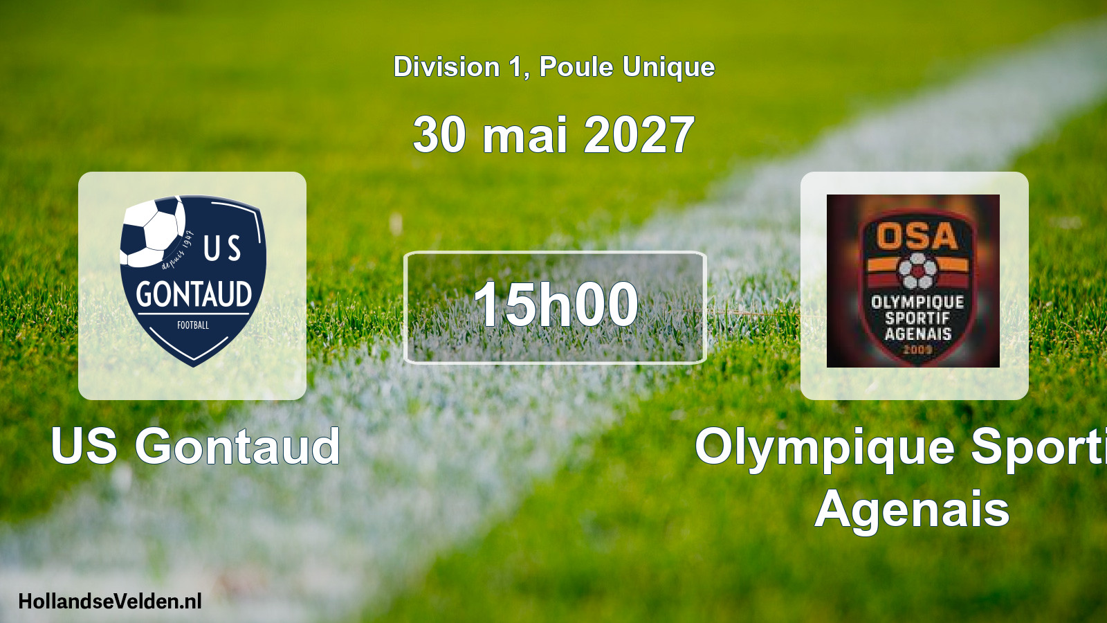 Scheduled Match: US Gontaud - Olympique Sportif Agenais (30 May 2027)