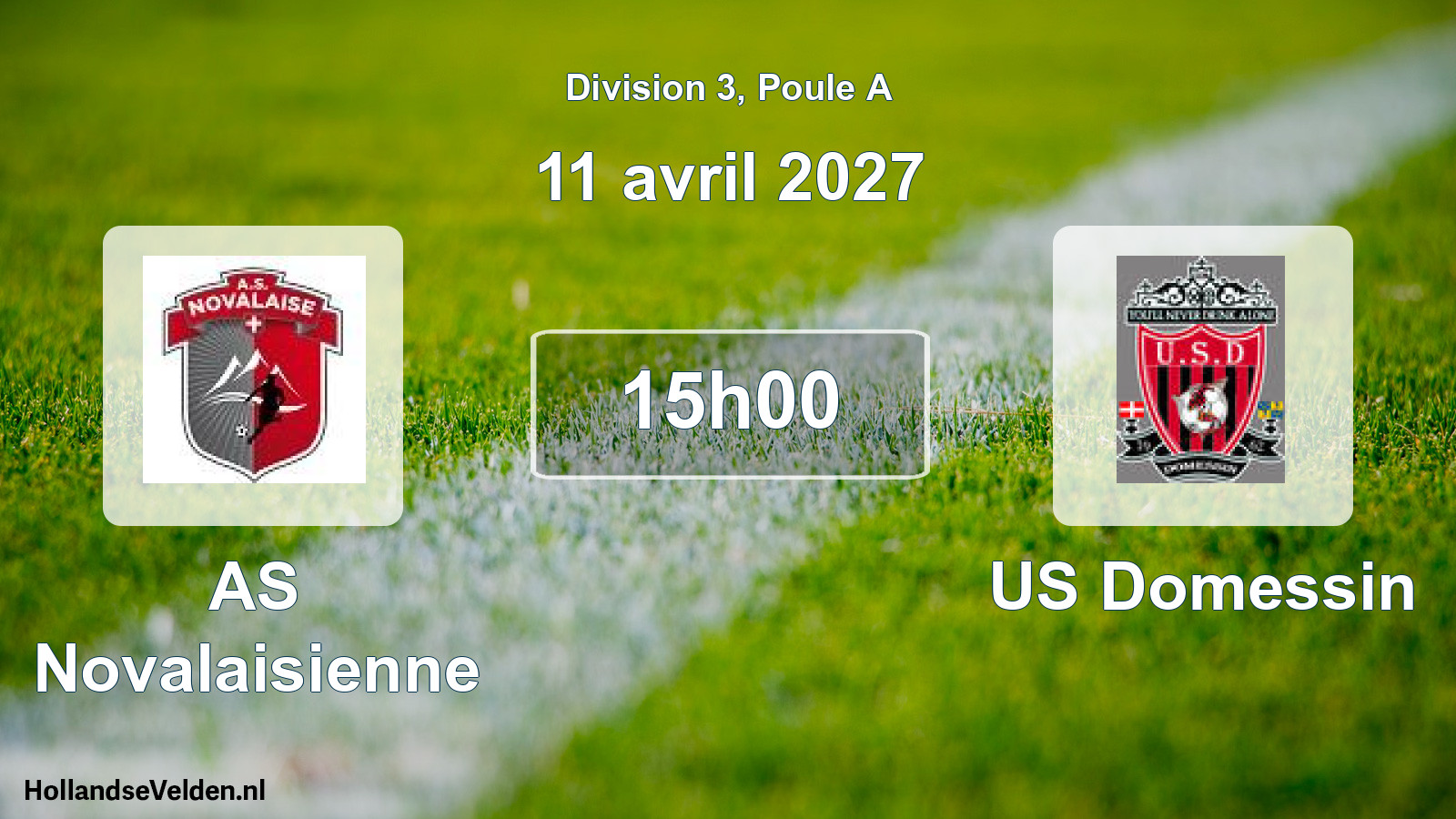 Scheduled Match: AS Novalaisienne - US Domessin (11 April 2027)