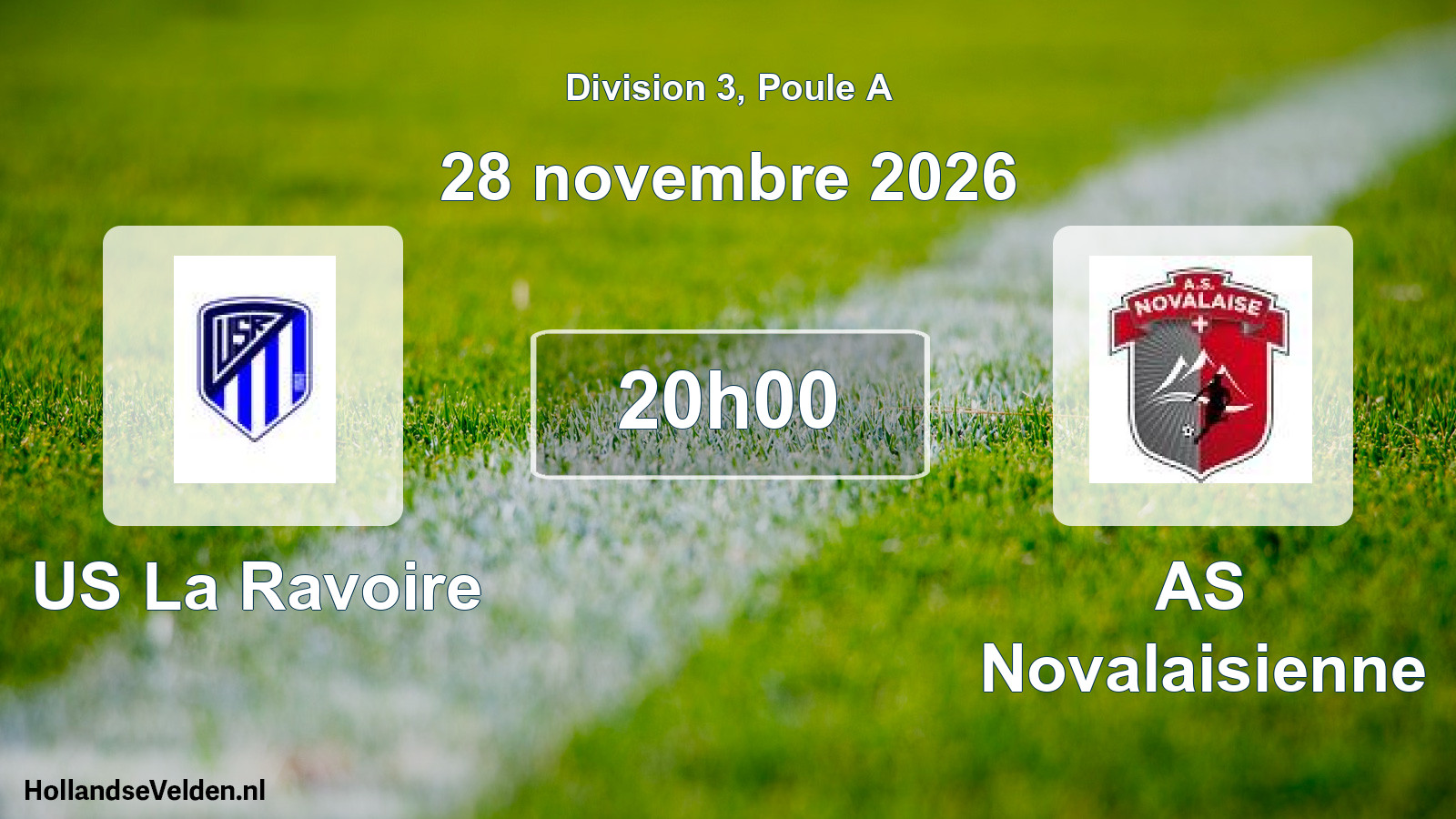 Scheduled Match: US La Ravoire - AS Novalaisienne (28 November 2026)