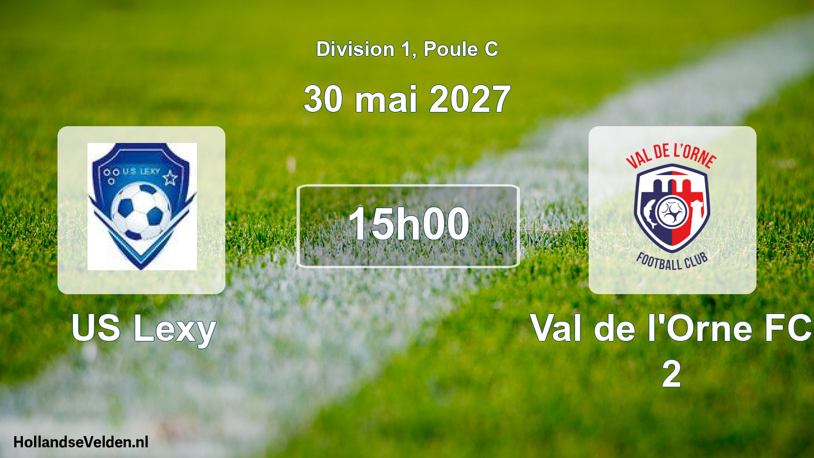 Geplande wedstrijd: US Lexy - Val de l'Orne FC 2 (30 mei 2027)