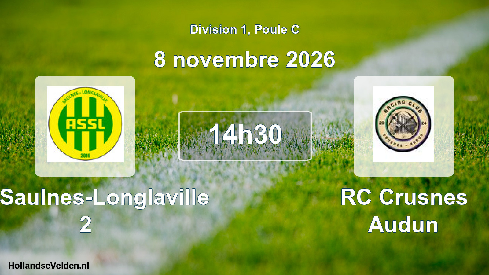 Scheduled Match: AS Saulnes-Longlaville 2 - RC Crusnes Audun (8 November 2026)