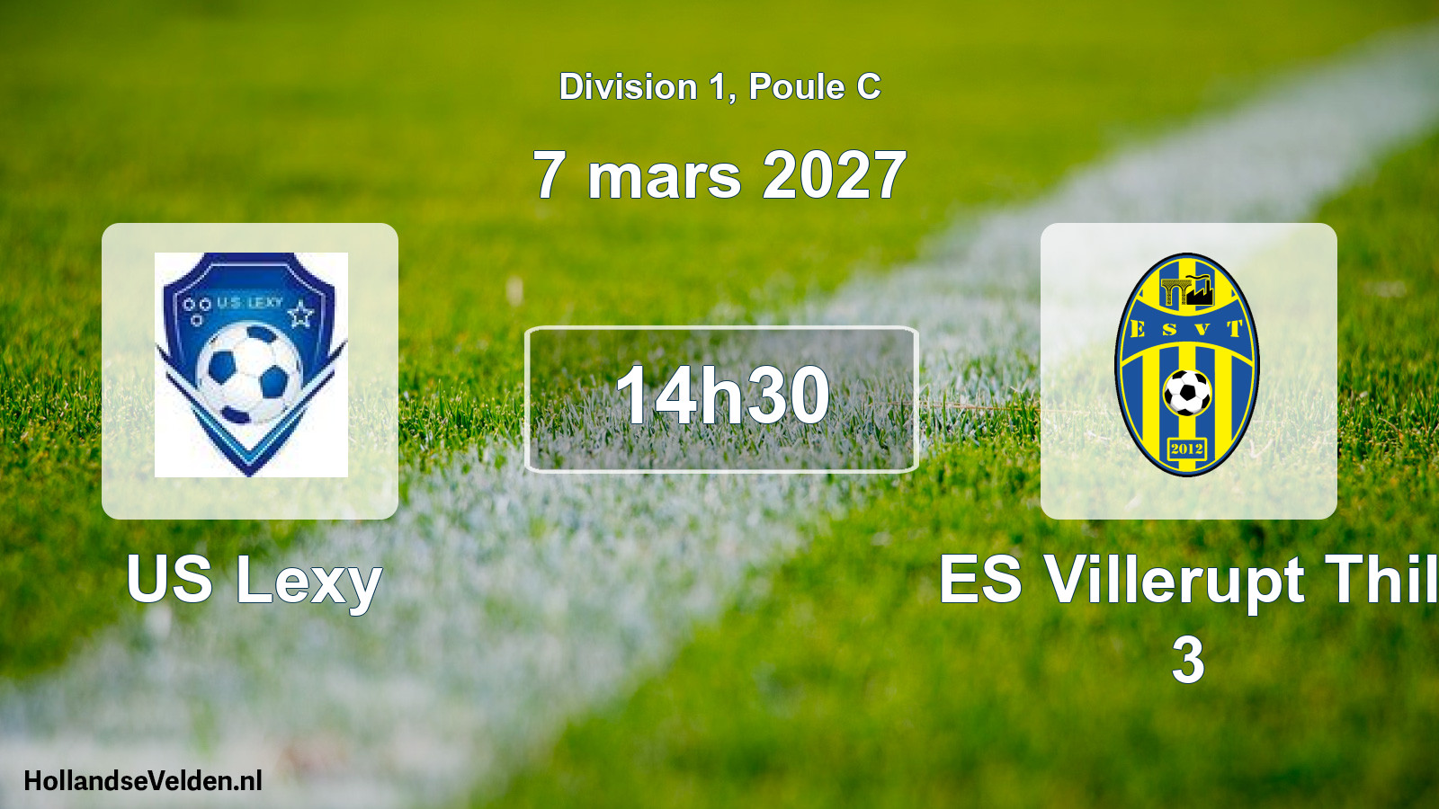 Scheduled Match: US Lexy - ES Villerupt Thil 3 (7 March 2027)