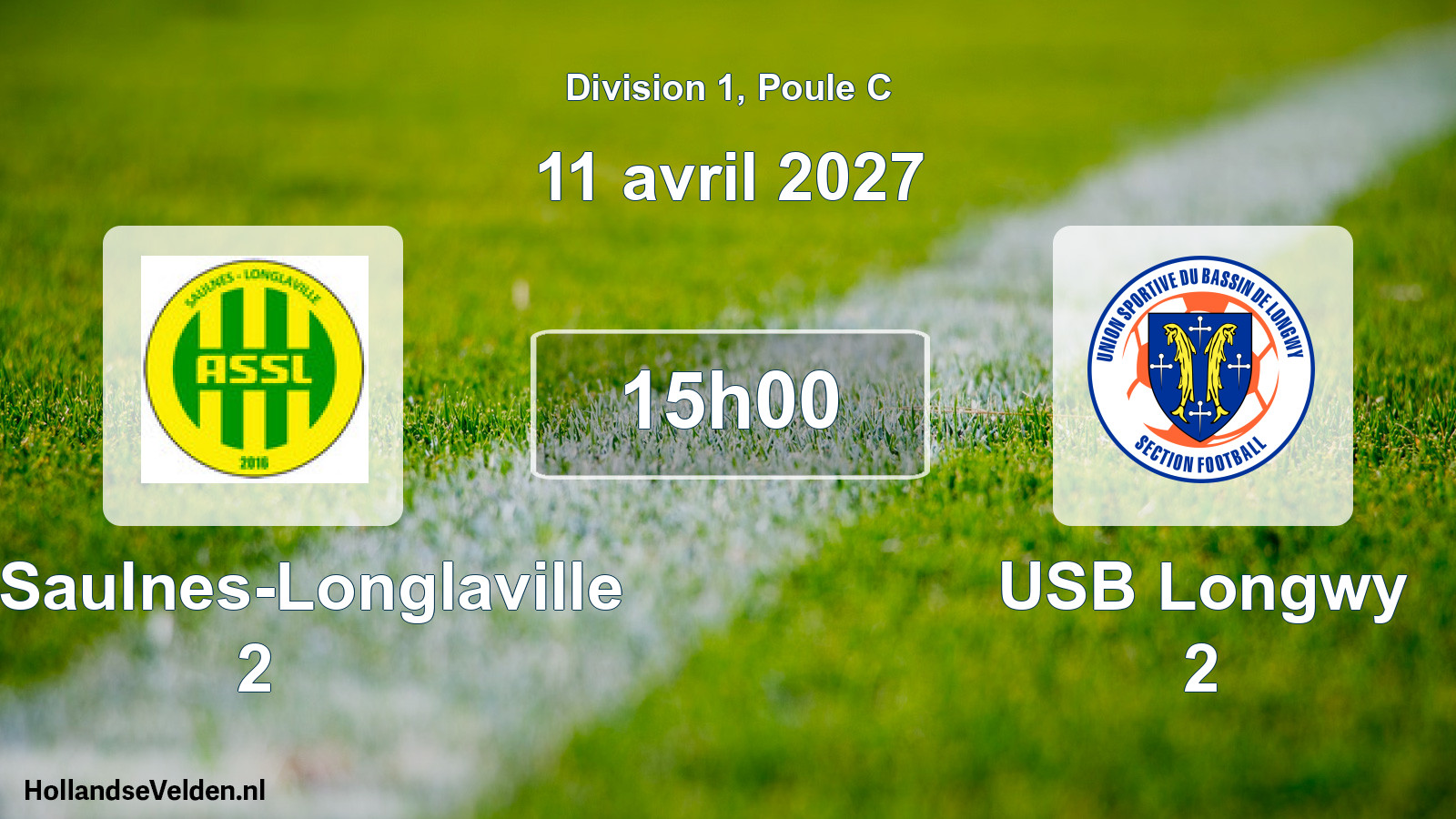 Scheduled Match: AS Saulnes-Longlaville 2 - USB Longwy 2 (11 April 2027)