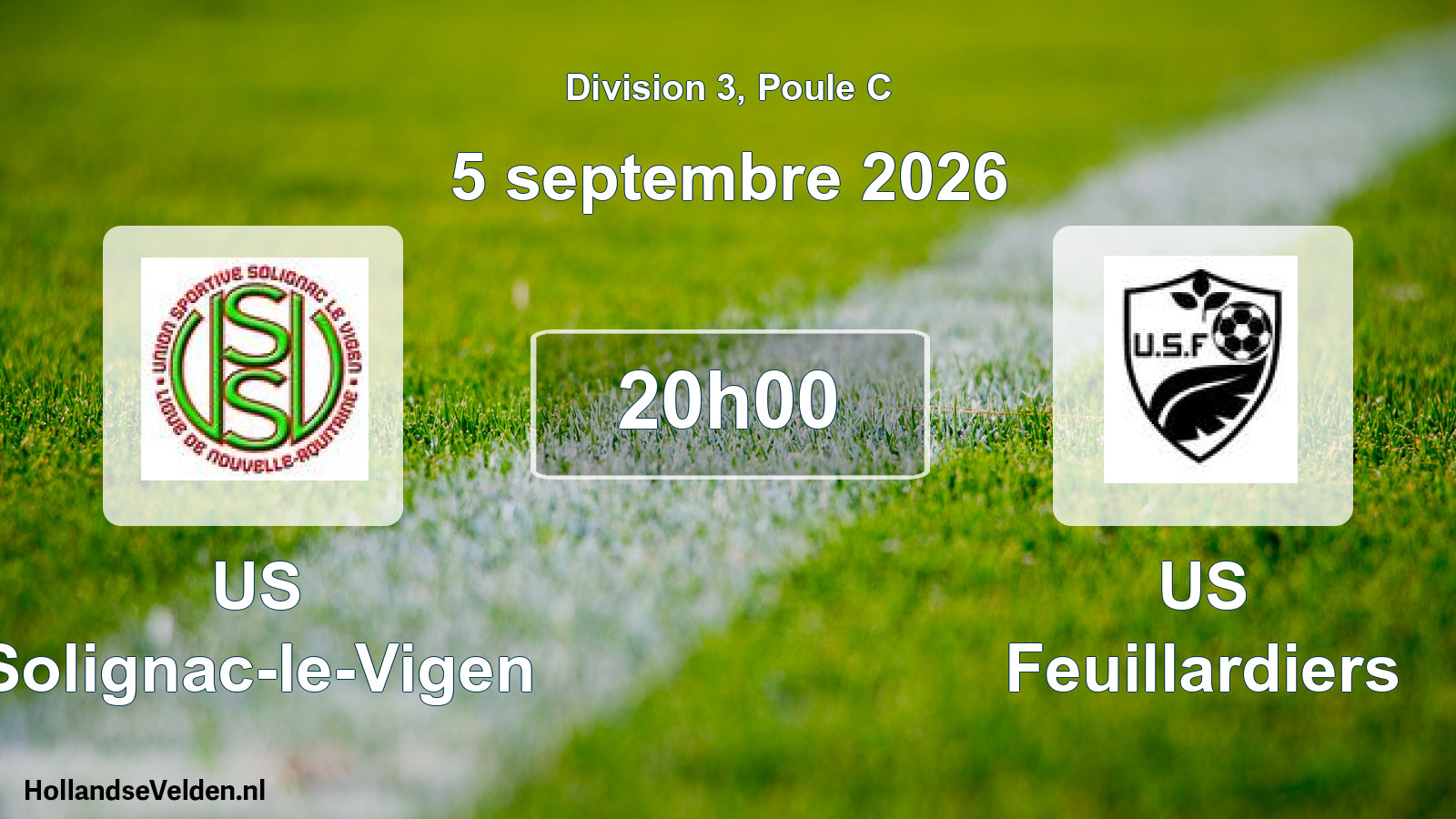 Scheduled Match: US Solignac-le-Vigen - US Feuillardiers (5 September 2026)