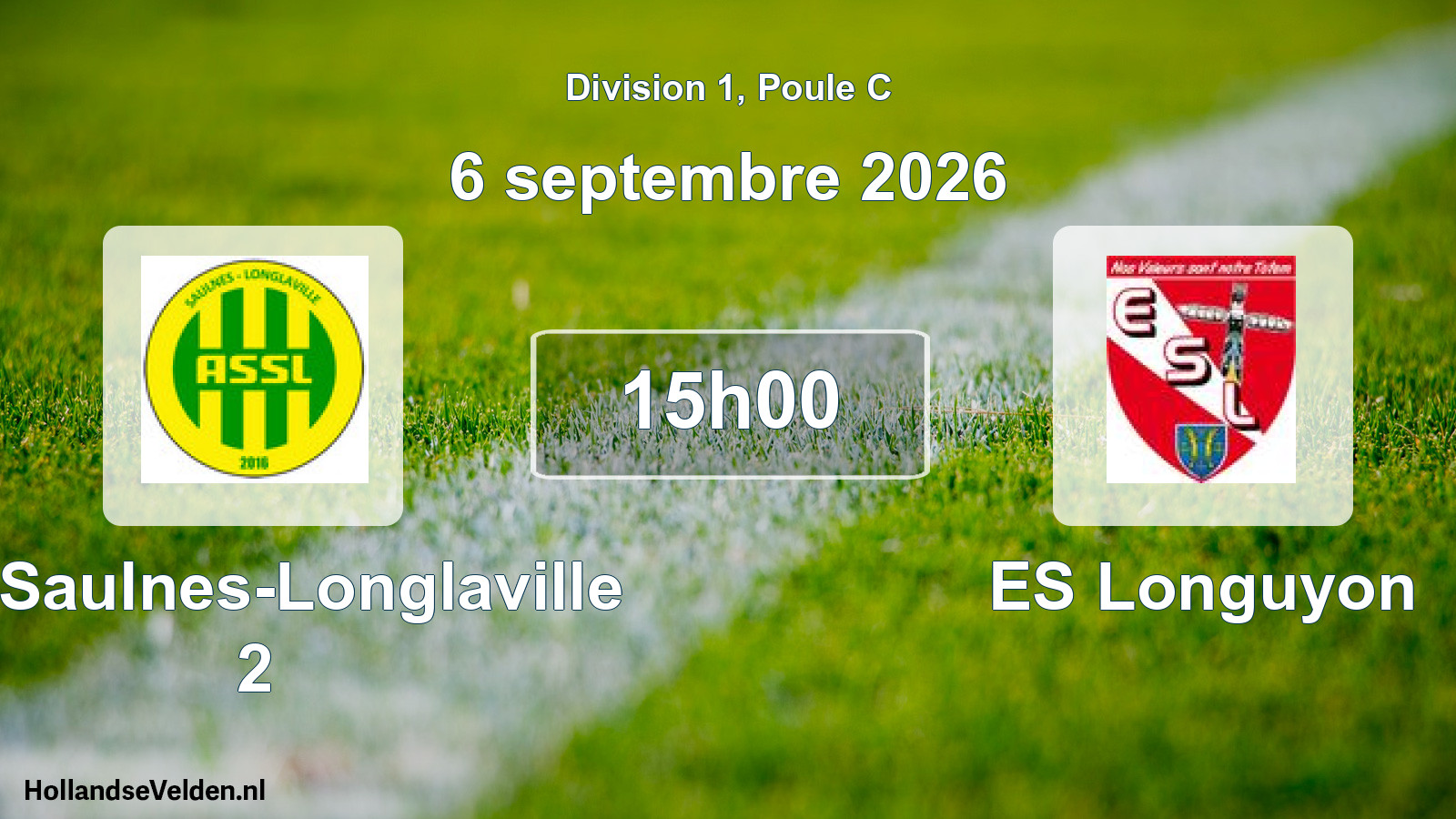 Scheduled Match: AS Saulnes-Longlaville 2 - ES Longuyon (6 September 2026)
