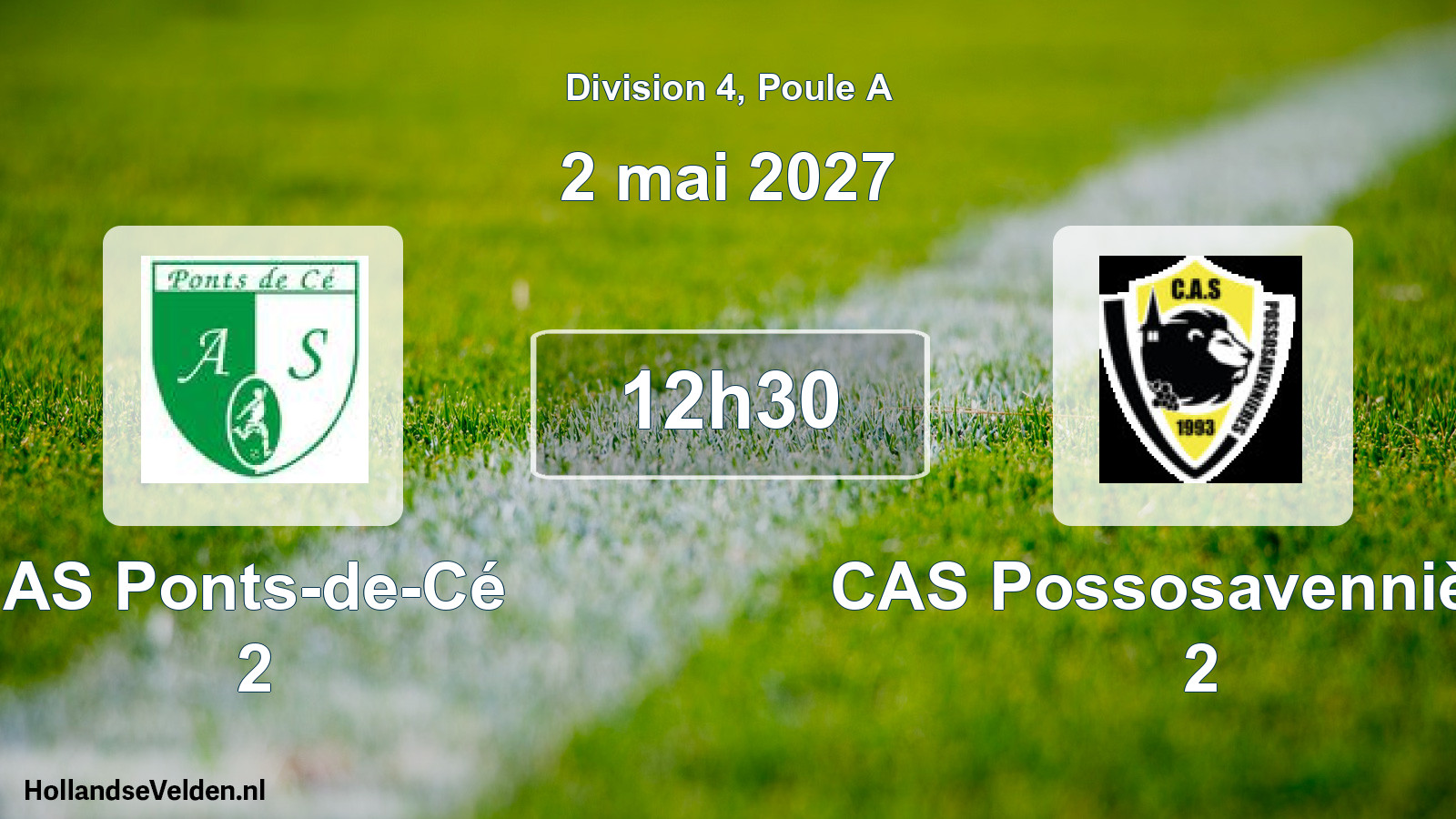 Scheduled Match: AS Ponts-de-Cé 2 - CAS Possosavennières 2 (2 May 2027)