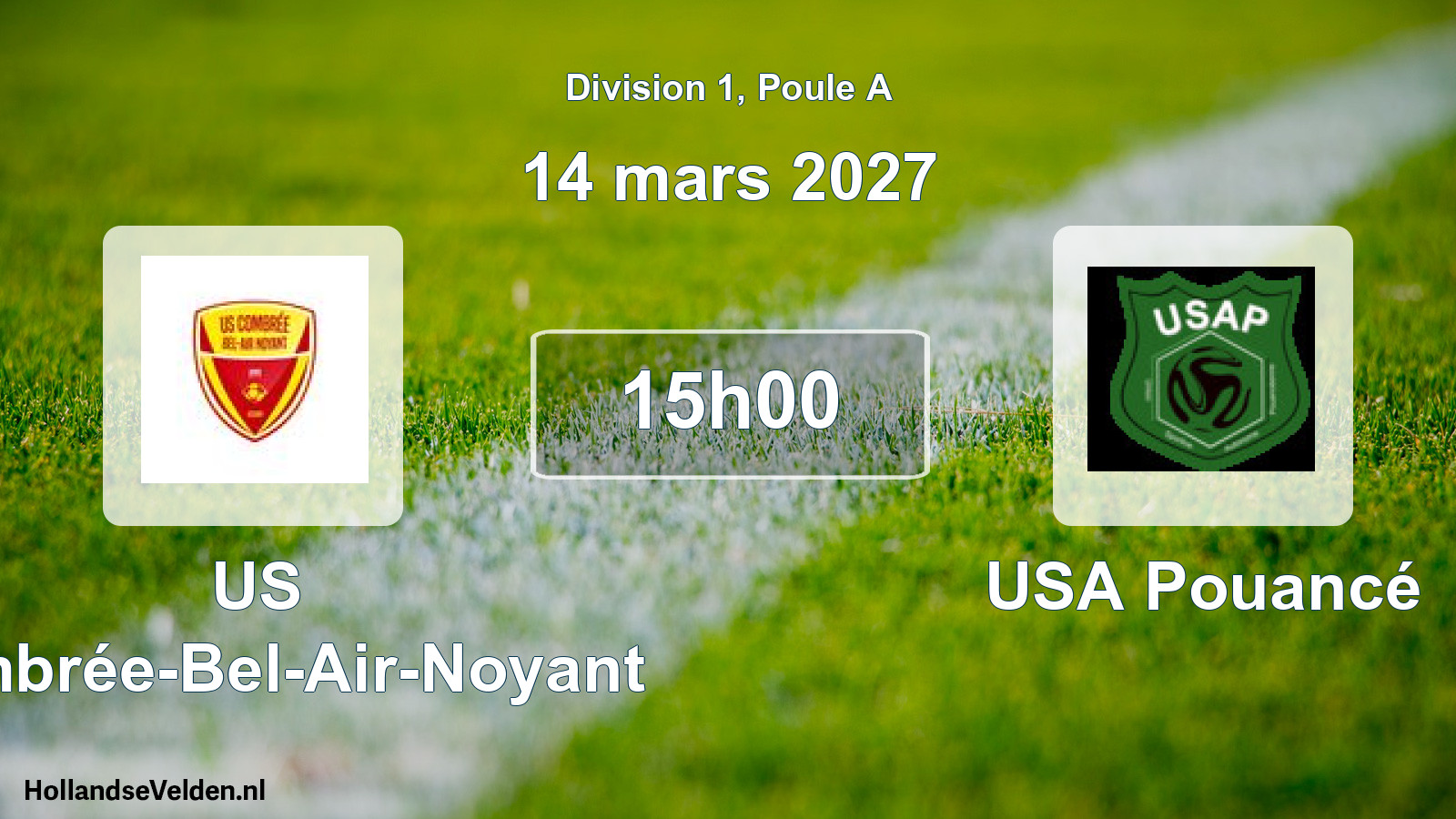 Scheduled Match: US Combrée-Bel-Air-Noyant - USA Pouancé (14 March 2027)