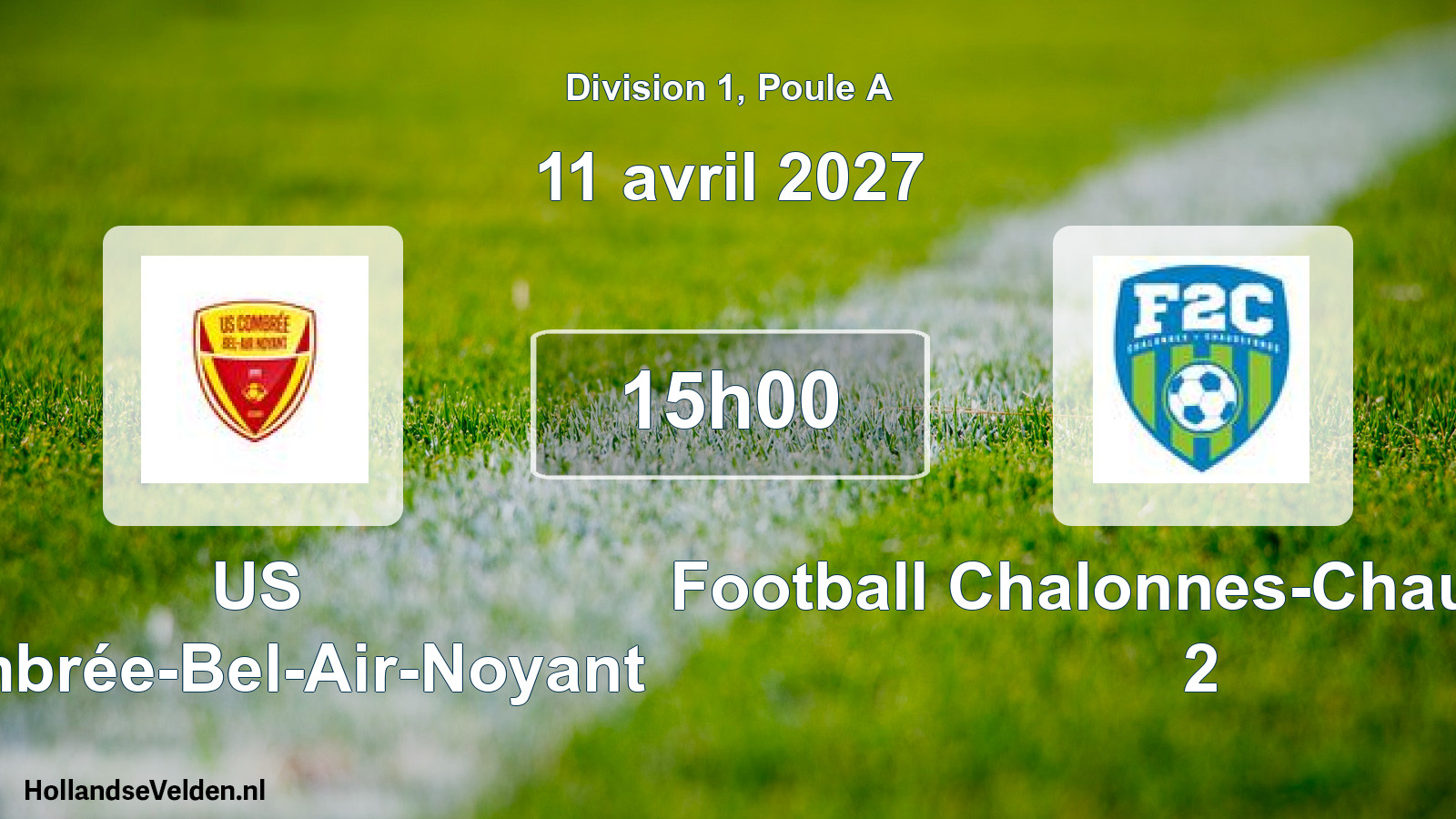 Scheduled Match: US Combrée-Bel-Air-Noyant - Football Chalonnes-Chaudefonds 2 (11 April 2027)