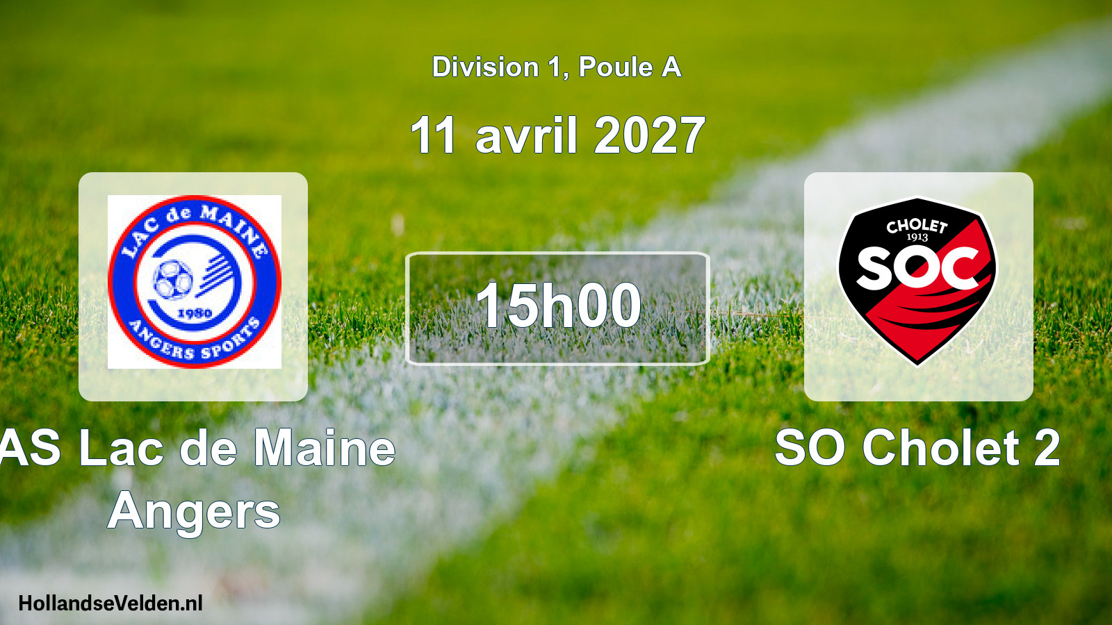 Scheduled Match: AS Lac de Maine Angers - SO Cholet 2 (11 April 2027)