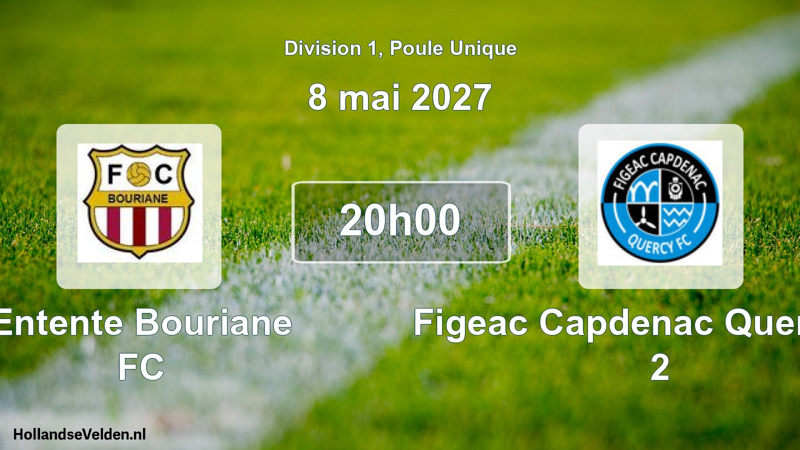 Scheduled Match: Entente Bouriane FC - Figeac Capdenac Quercy FC 2 (8 May 2027)