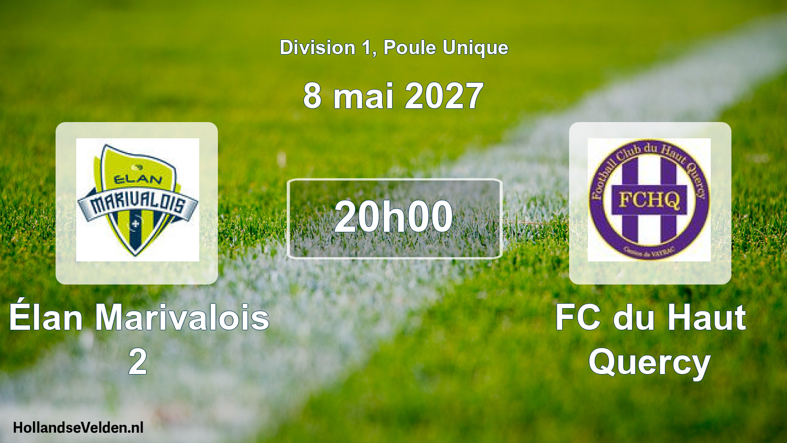 Scheduled Match: Élan Marivalois 2 - FC du Haut Quercy (8 May 2027)