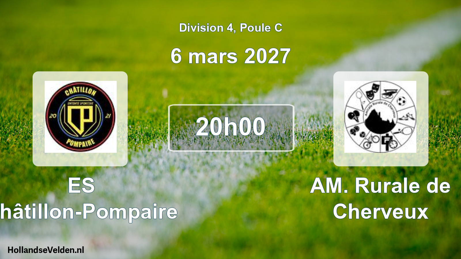 Scheduled Match: ES Châtillon-Pompaire - AM. Rurale de Cherveux (6 March 2027)