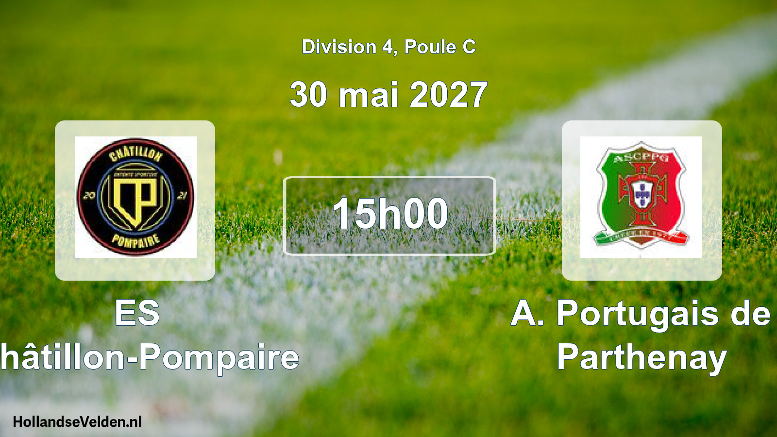 Scheduled Match: ES Châtillon-Pompaire - A. Portugais de Parthenay (30 May 2027)