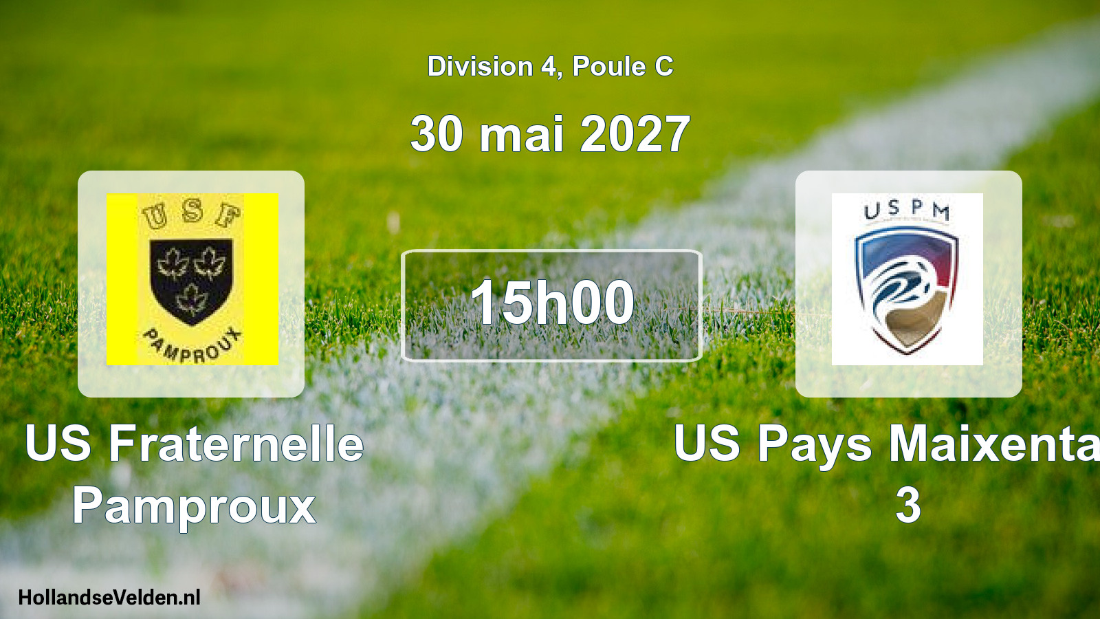 Scheduled Match: US Fraternelle Pamproux - US Pays Maixentais 3 (30 May 2027)