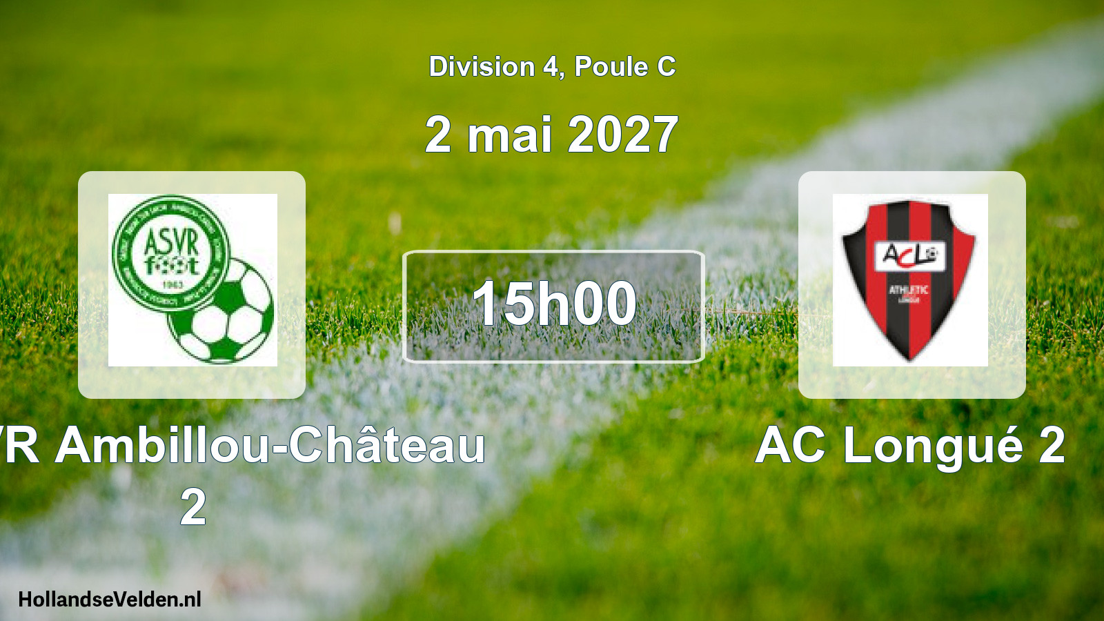 Scheduled Match: ASVR Ambillou-Château 2 - AC Longué 2 (2 May 2027)