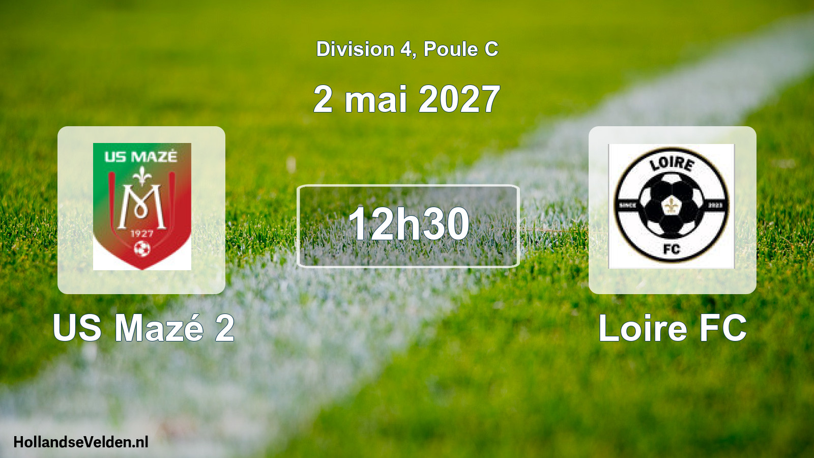 Scheduled Match: US Mazé 2 - Loire FC (2 May 2027)