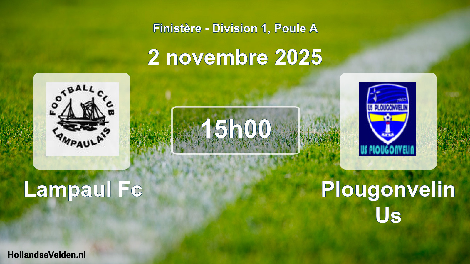 Scheduled Match: Lampaul Fc - Plougonvelin Us (2 November 2025)