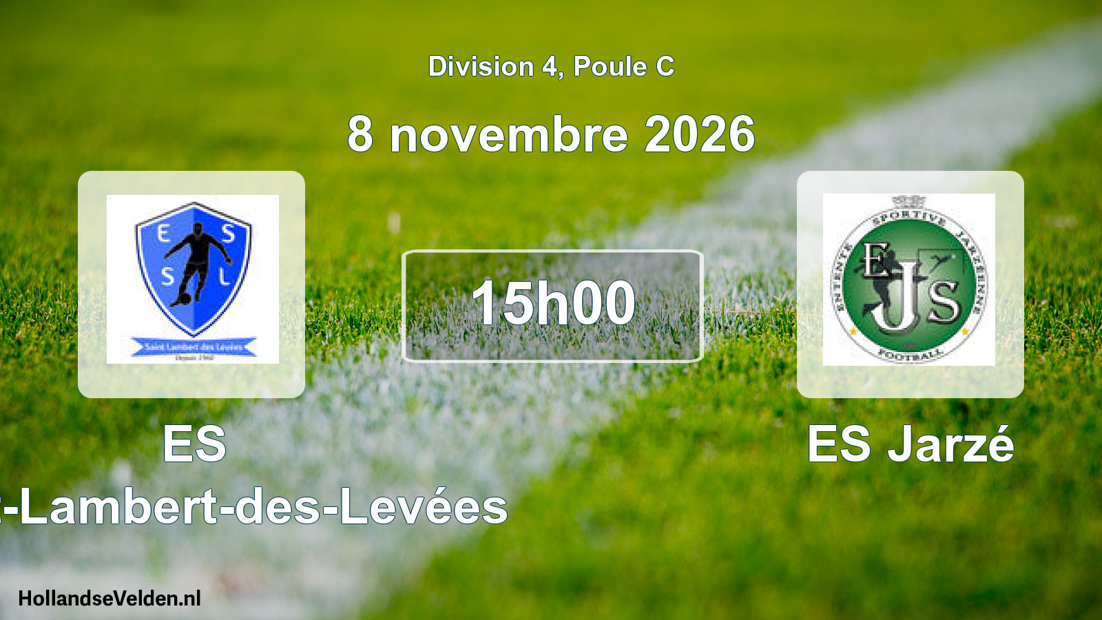 Scheduled Match: ES Saint-Lambert-des-Levées - ES Jarzé (8 November 2026)