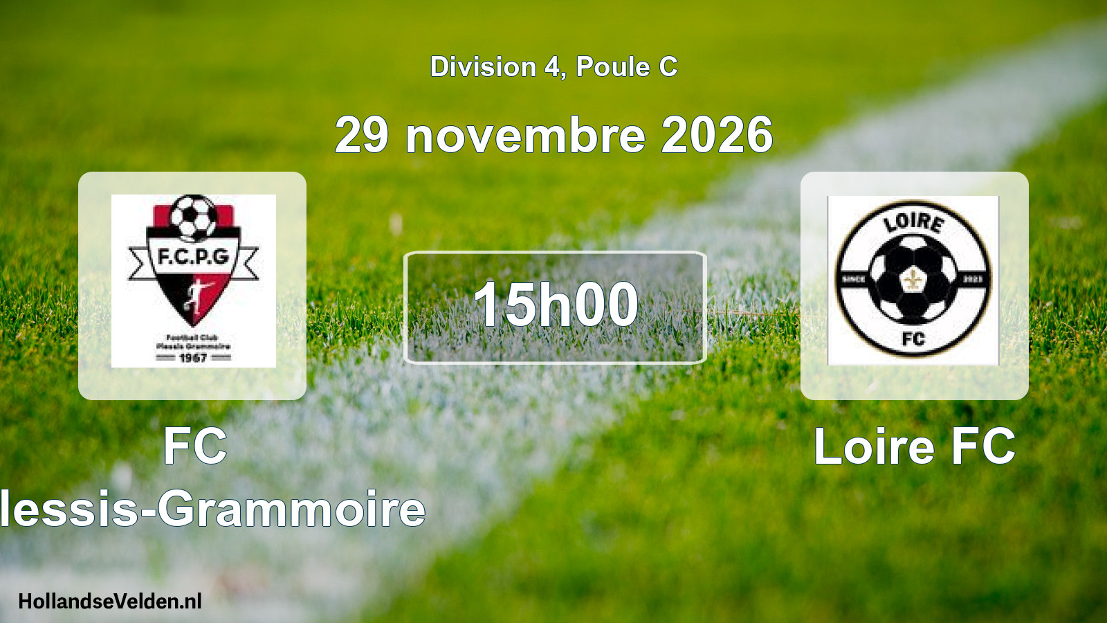 Scheduled Match: FC Plessis-Grammoire - Loire FC (29 November 2026)