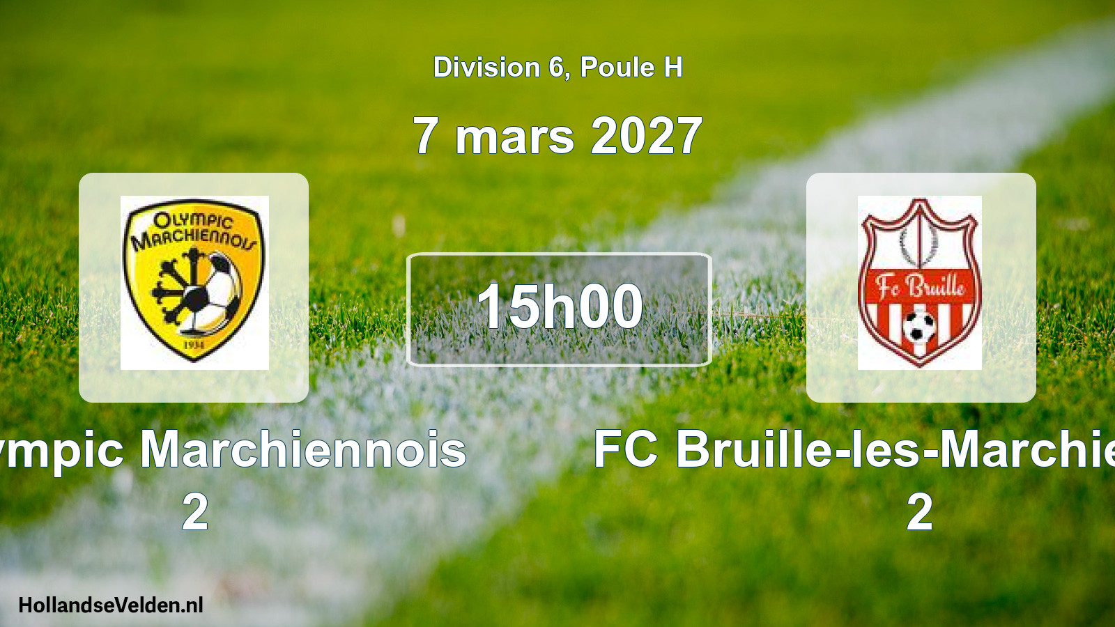 Scheduled Match: Olympic Marchiennois 2 - FC Bruille-les-Marchiennes 2 (7 March 2027)