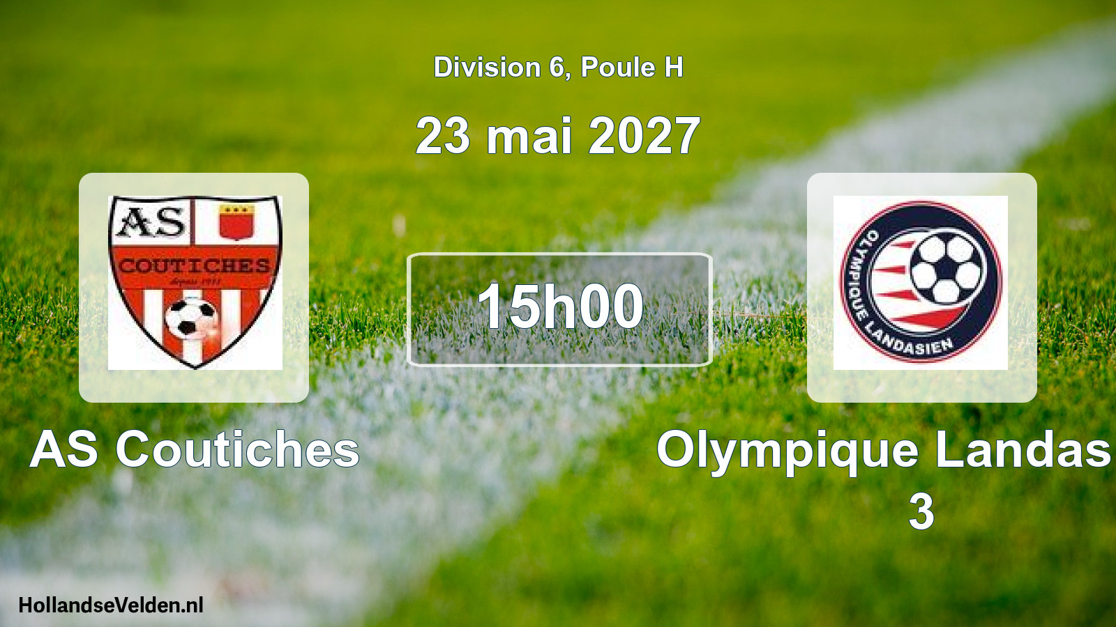 Scheduled Match: AS Coutiches - Olympique Landasien 3 (23 May 2027)