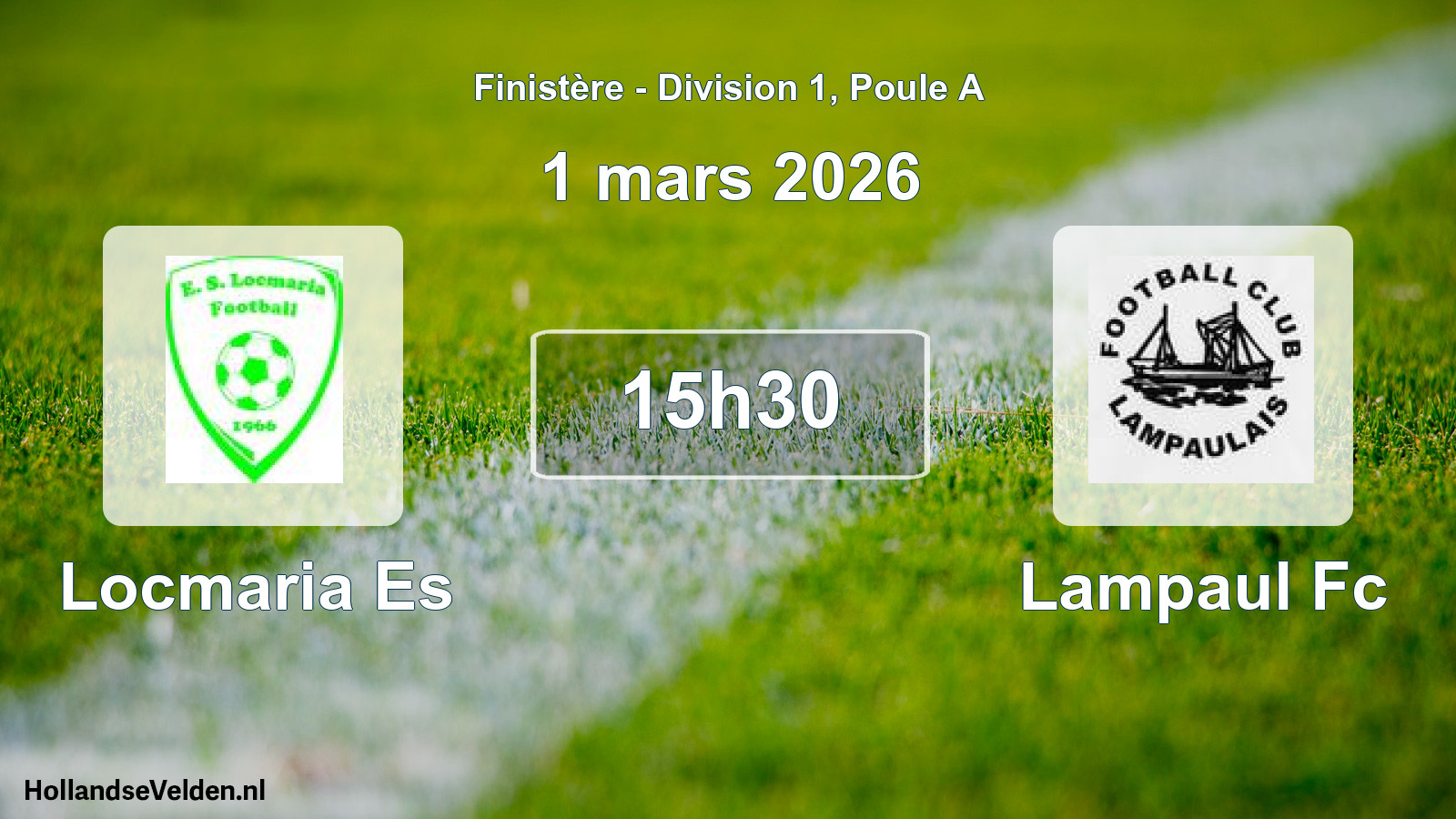 Geplande wedstrijd: Locmaria Es - Lampaul Fc (1 mars 2026)