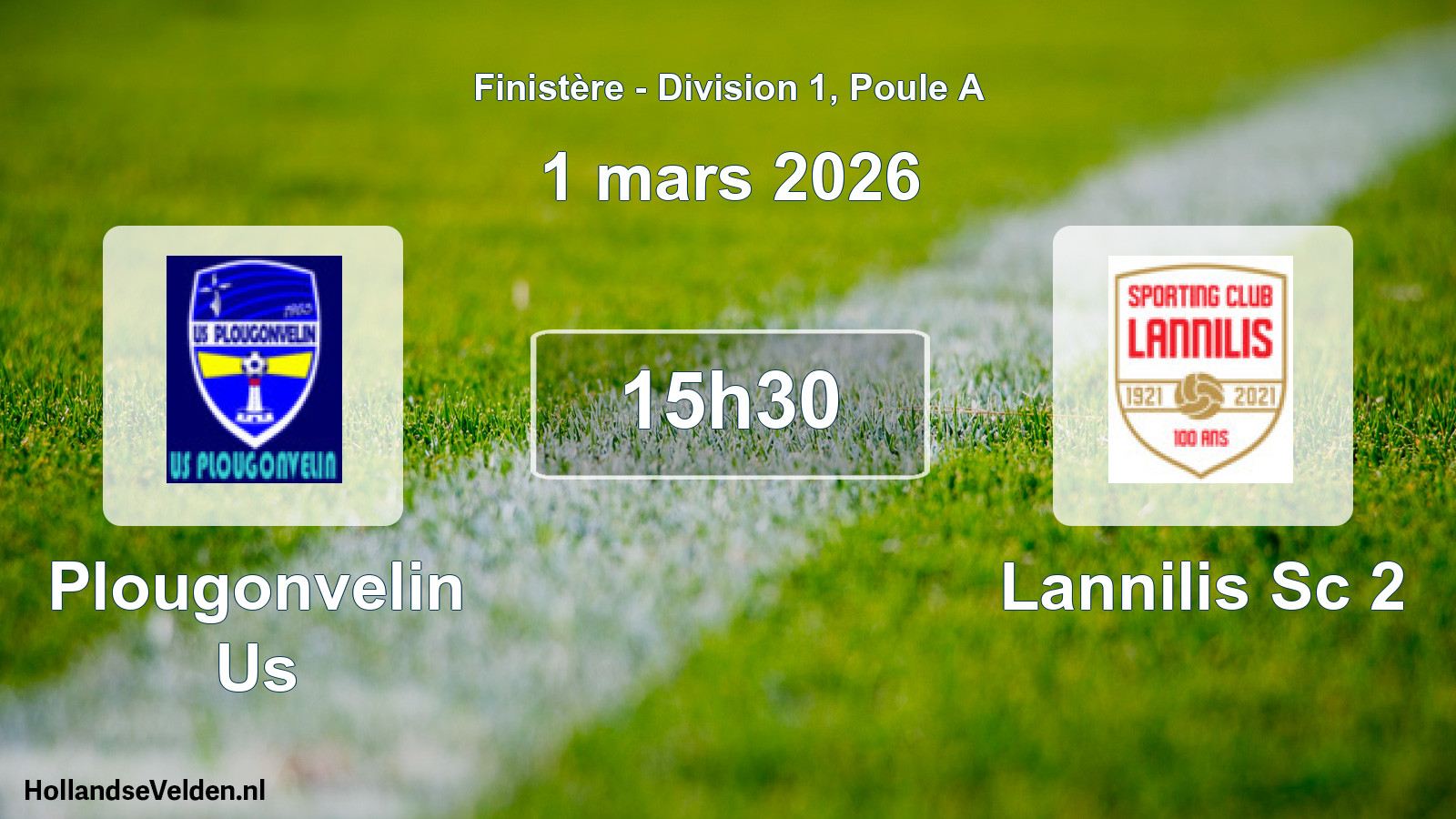 Scheduled Match: Plougonvelin Us - Lannilis Sc 2 (1 March 2026)
