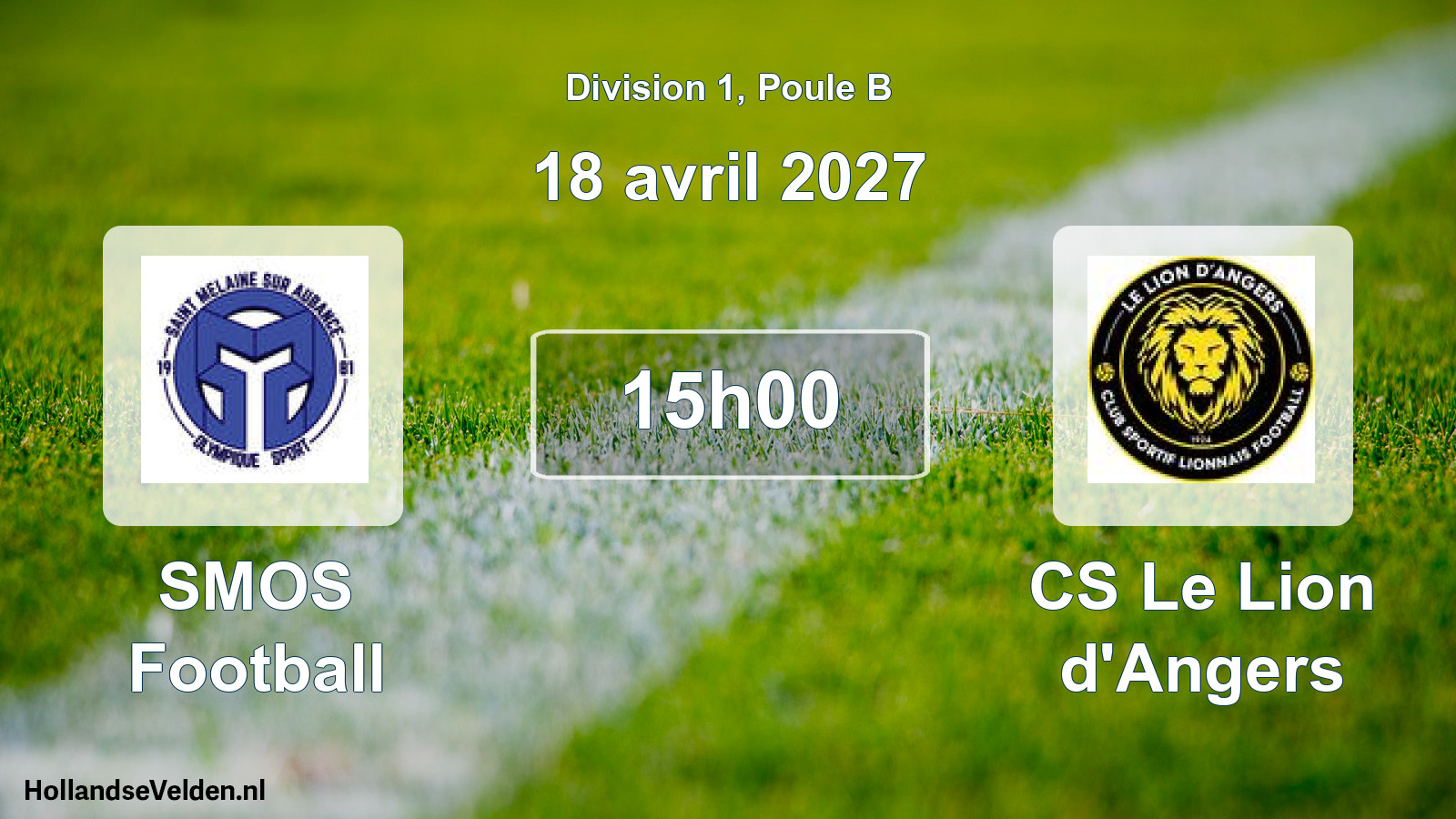 Scheduled Match: SMOS Football - CS Le Lion d'Angers (18 April 2027)