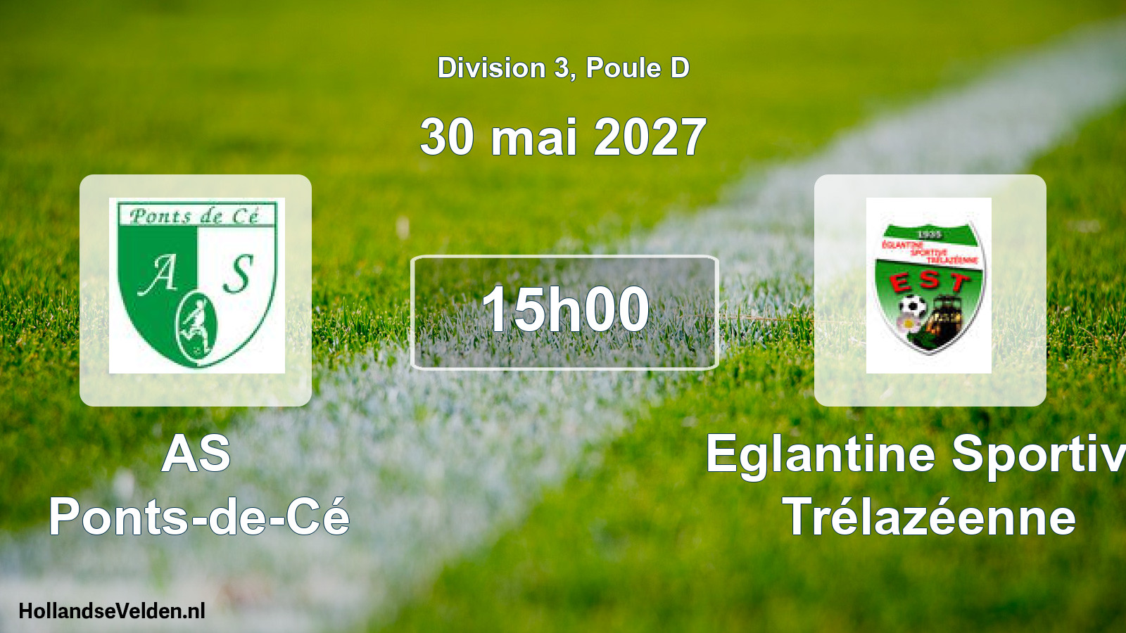 Match programmé: AS Ponts-de-Cé - Eglantine Sportive Trélazéenne (30 mai 2027)