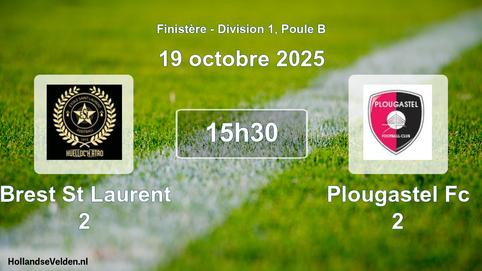 Scheduled Match: Brest St Laurent 2 - Plougastel Fc 2 (19 October 2025)