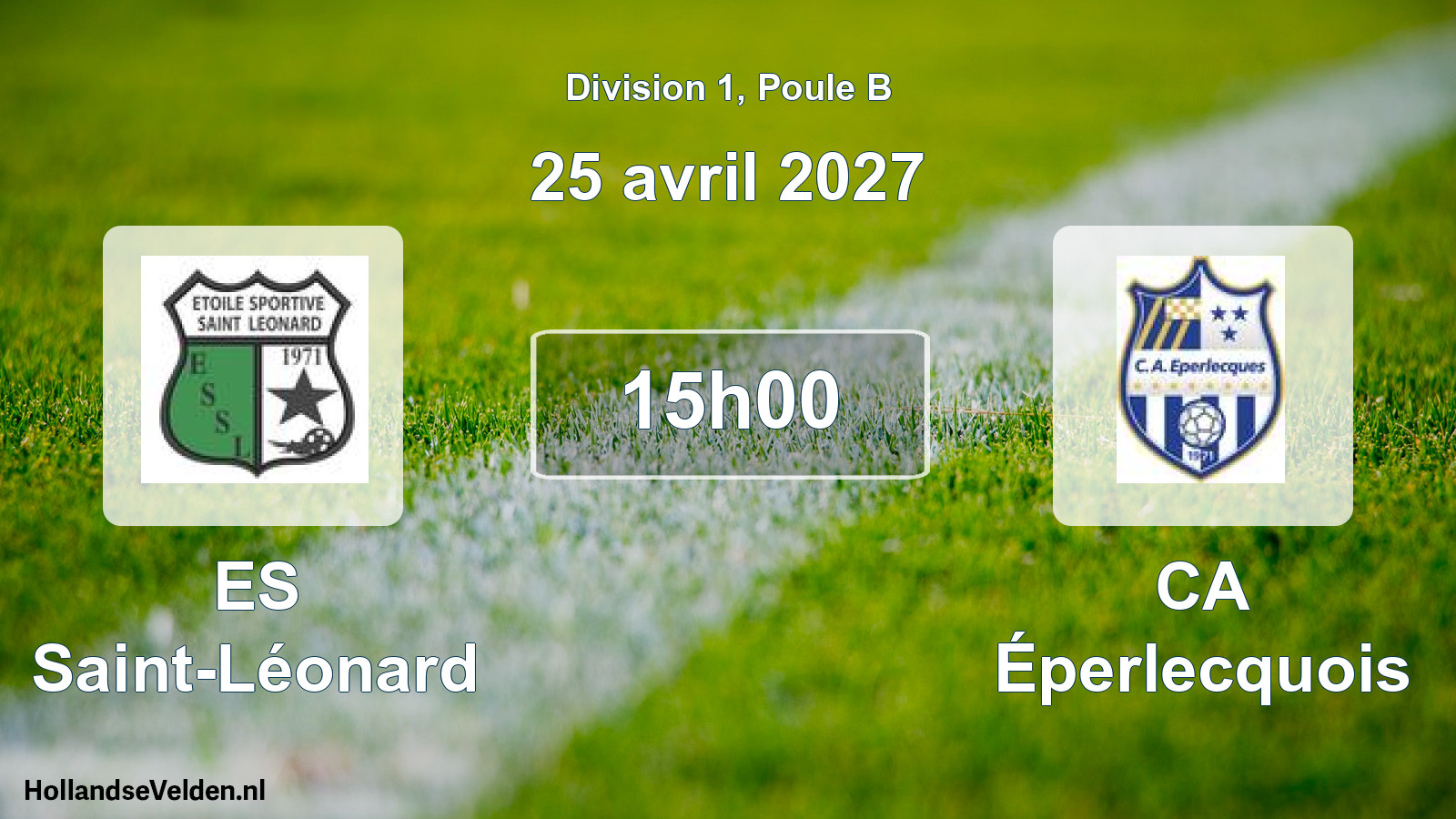 Scheduled Match: ES Saint-Léonard - CA Éperlecquois (25 April 2027)