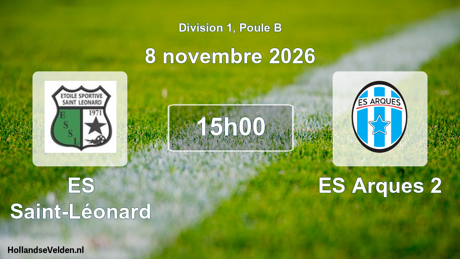 Scheduled Match: ES Saint-Léonard - ES Arques 2 (8 November 2026)