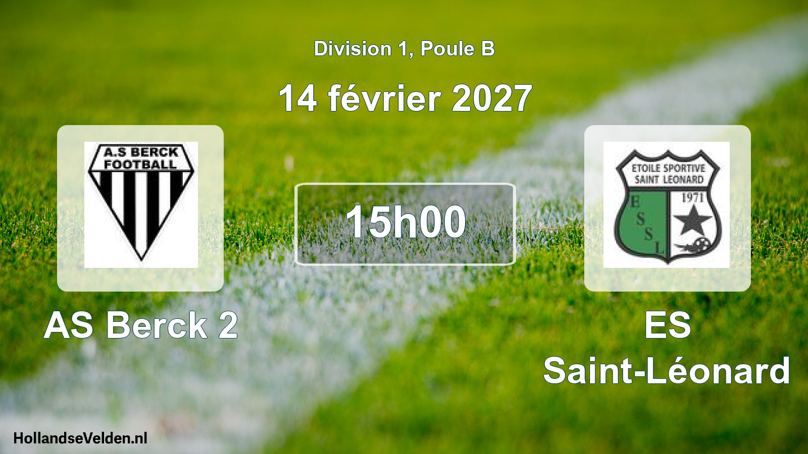 Scheduled Match: AS Berck 2 - ES Saint-Léonard (14 February 2027)